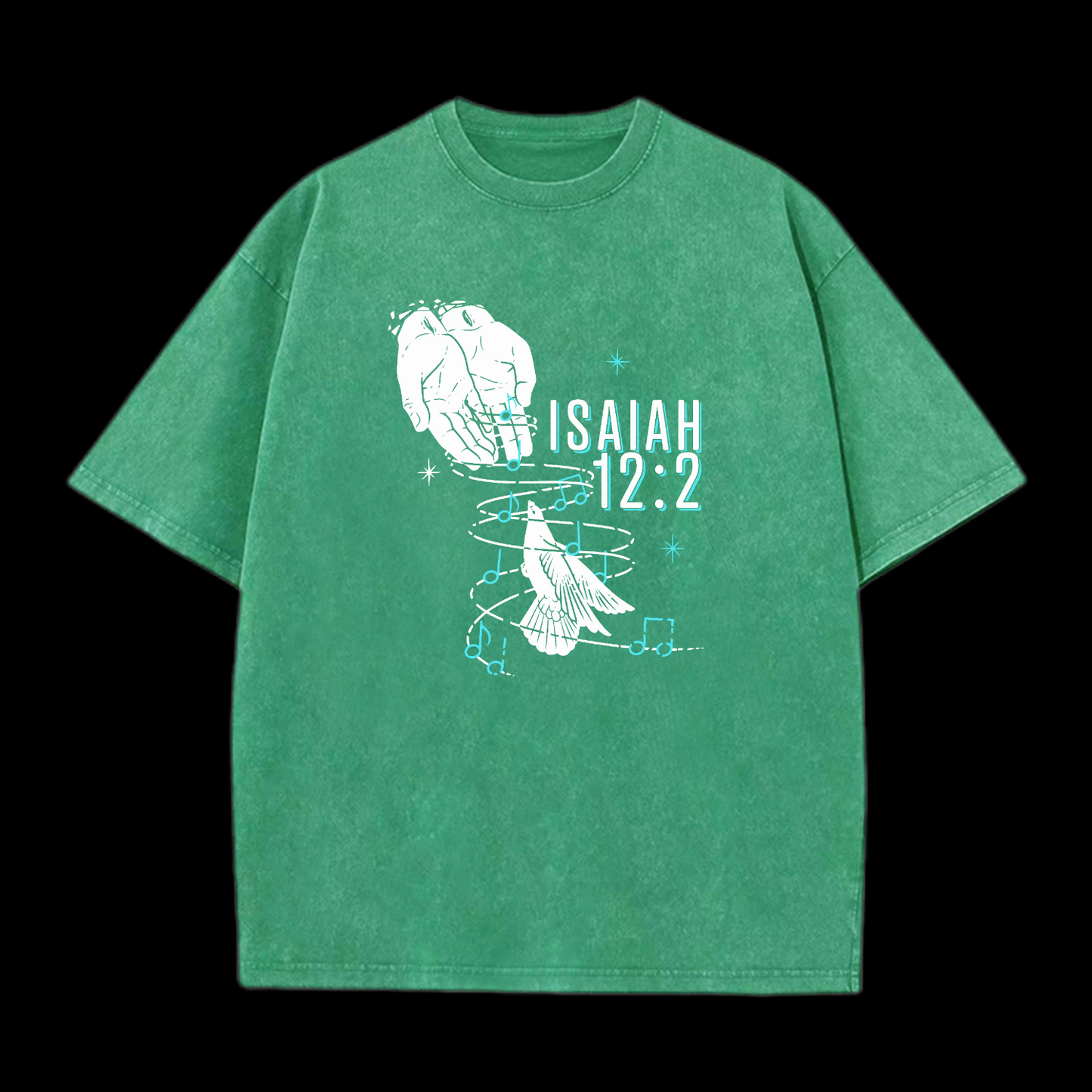 Isaiah 12:2 Washed T-Shirt