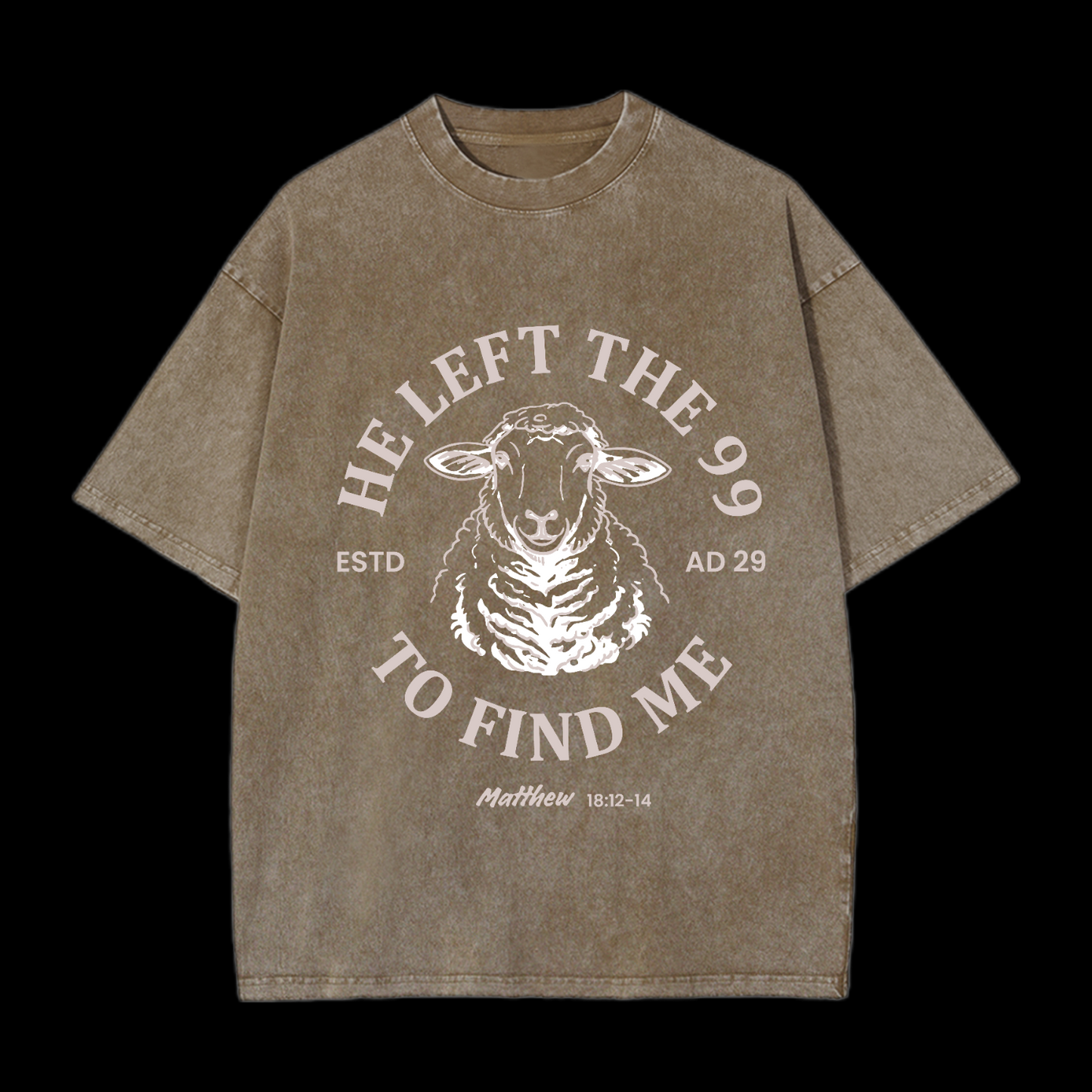 He Left The 99 Washed T-Shirt