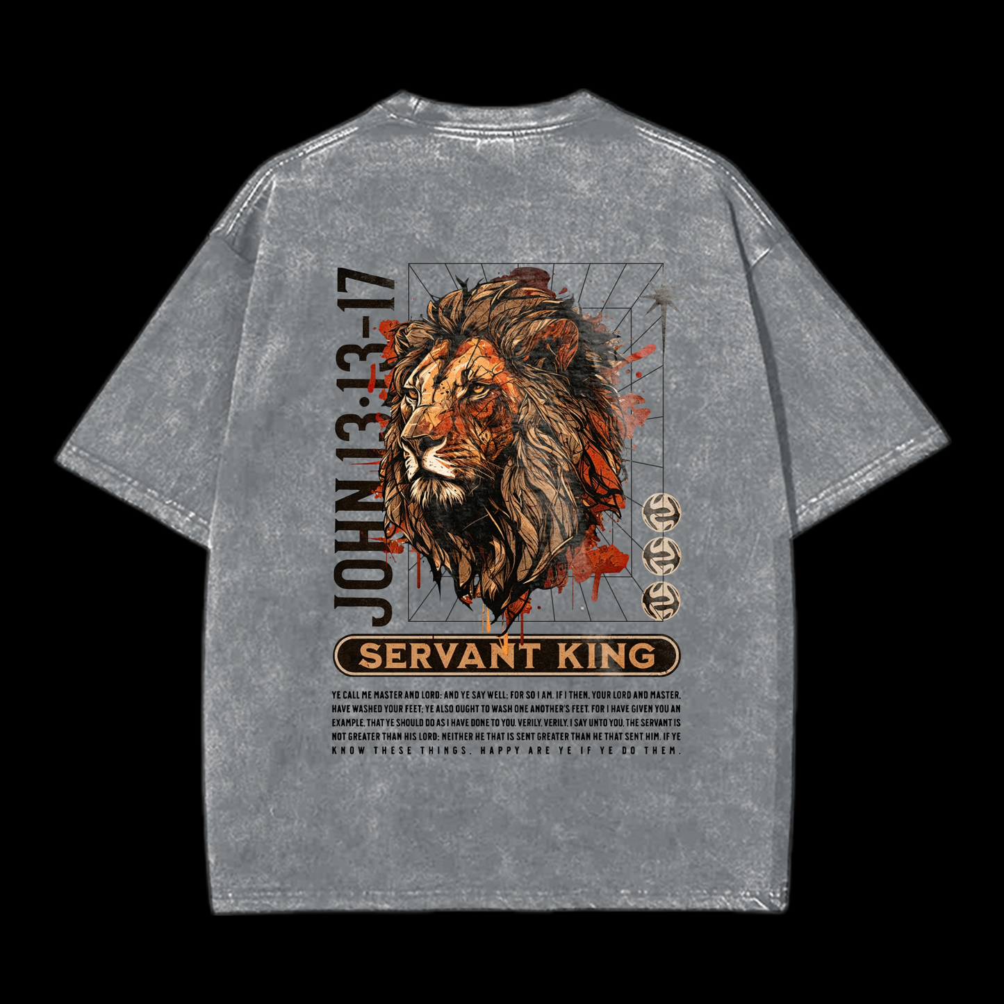 Sarvant King Washed T-Shirt