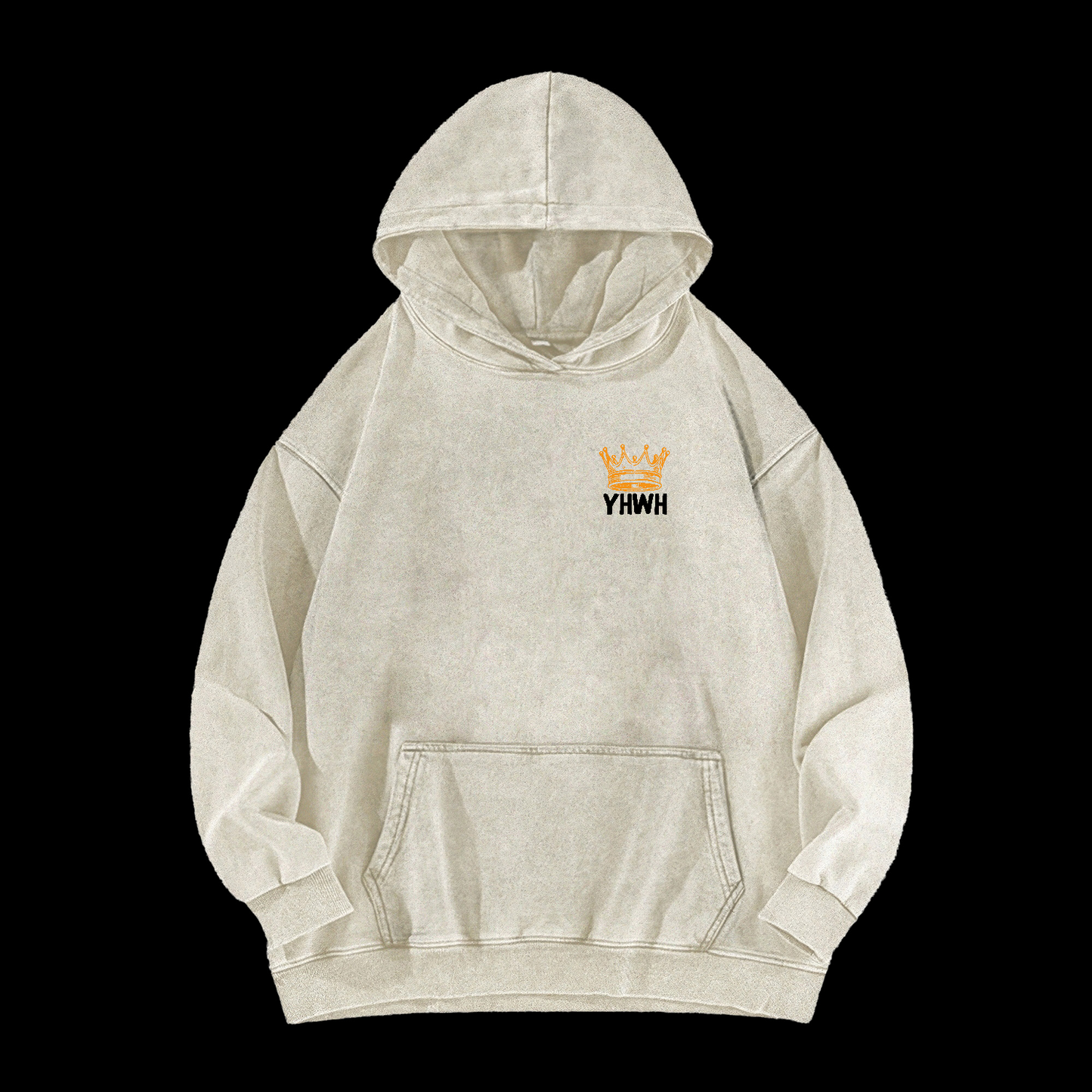 Yhwh Not My Way Washed Hoodie