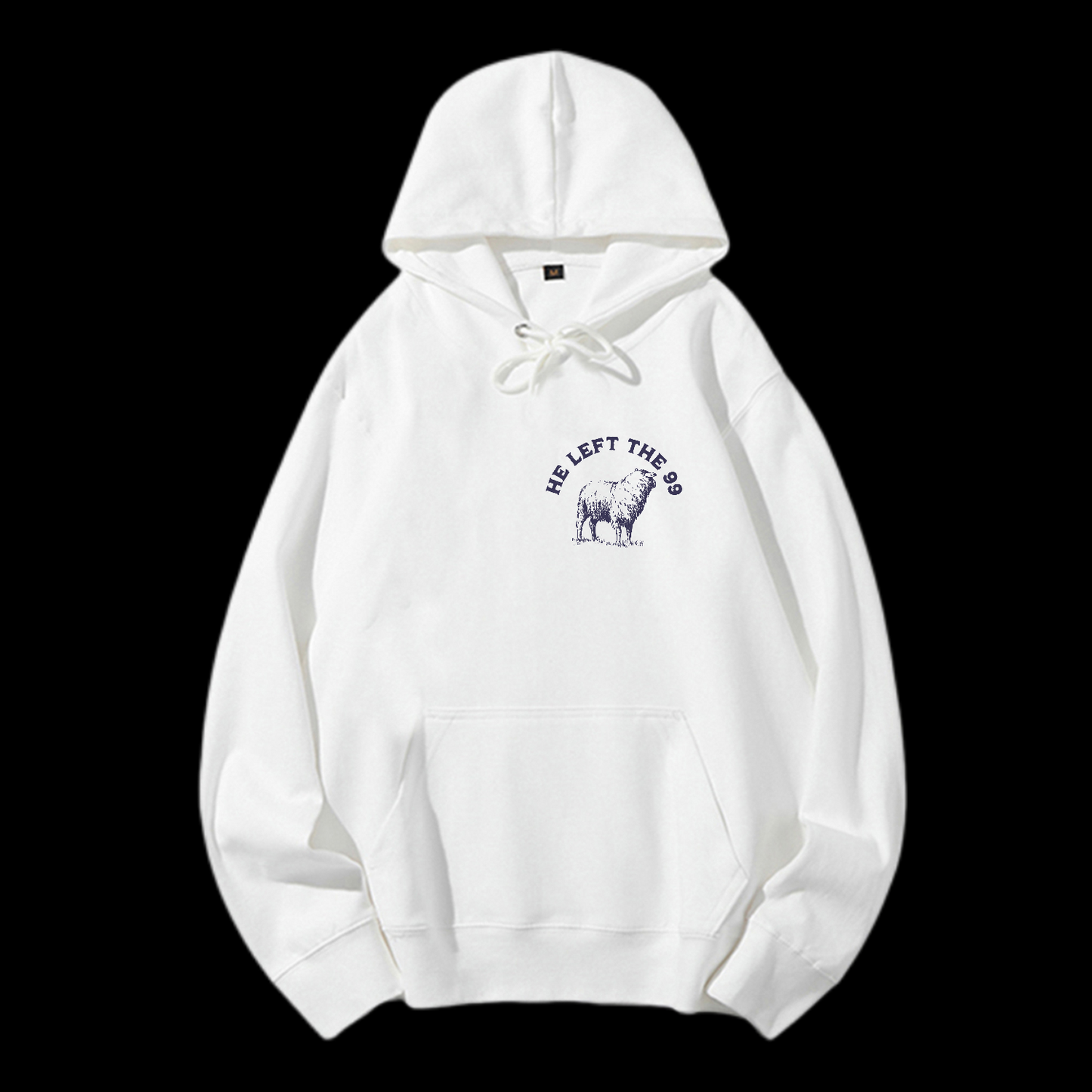 He Left The 99 Drawstring Hoodie