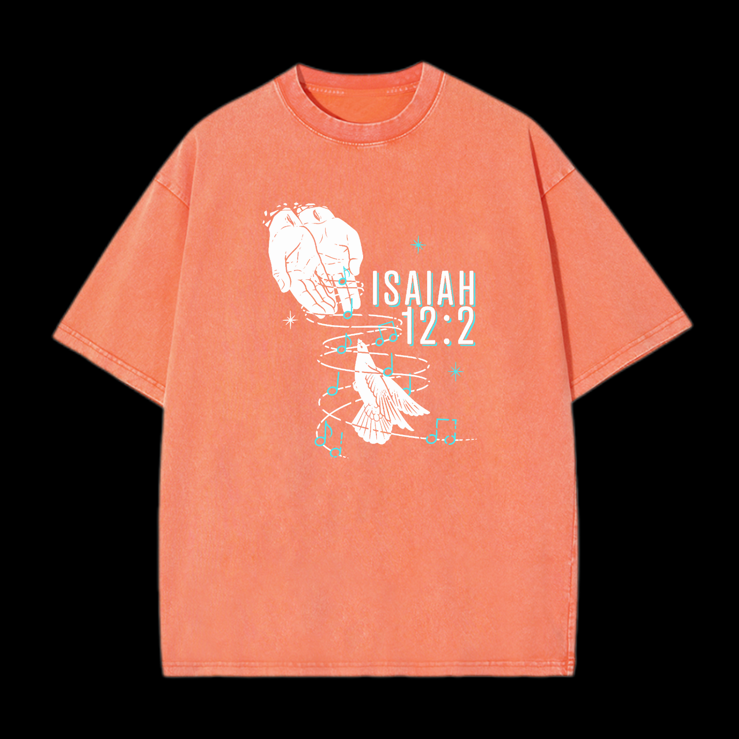 Isaiah 12:2 Washed T-Shirt