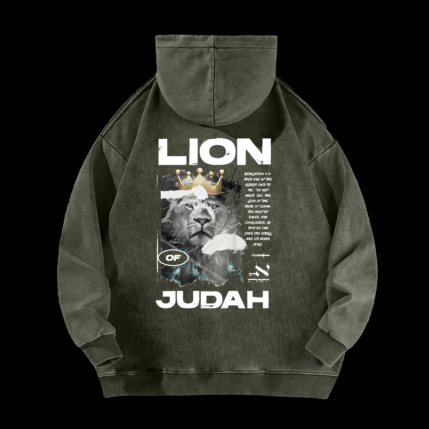 Lion Of Judan Washed Hoodie