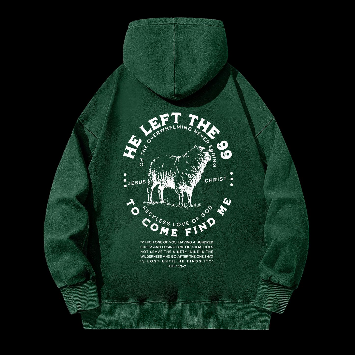 He Left The 99 Washed Hoodie