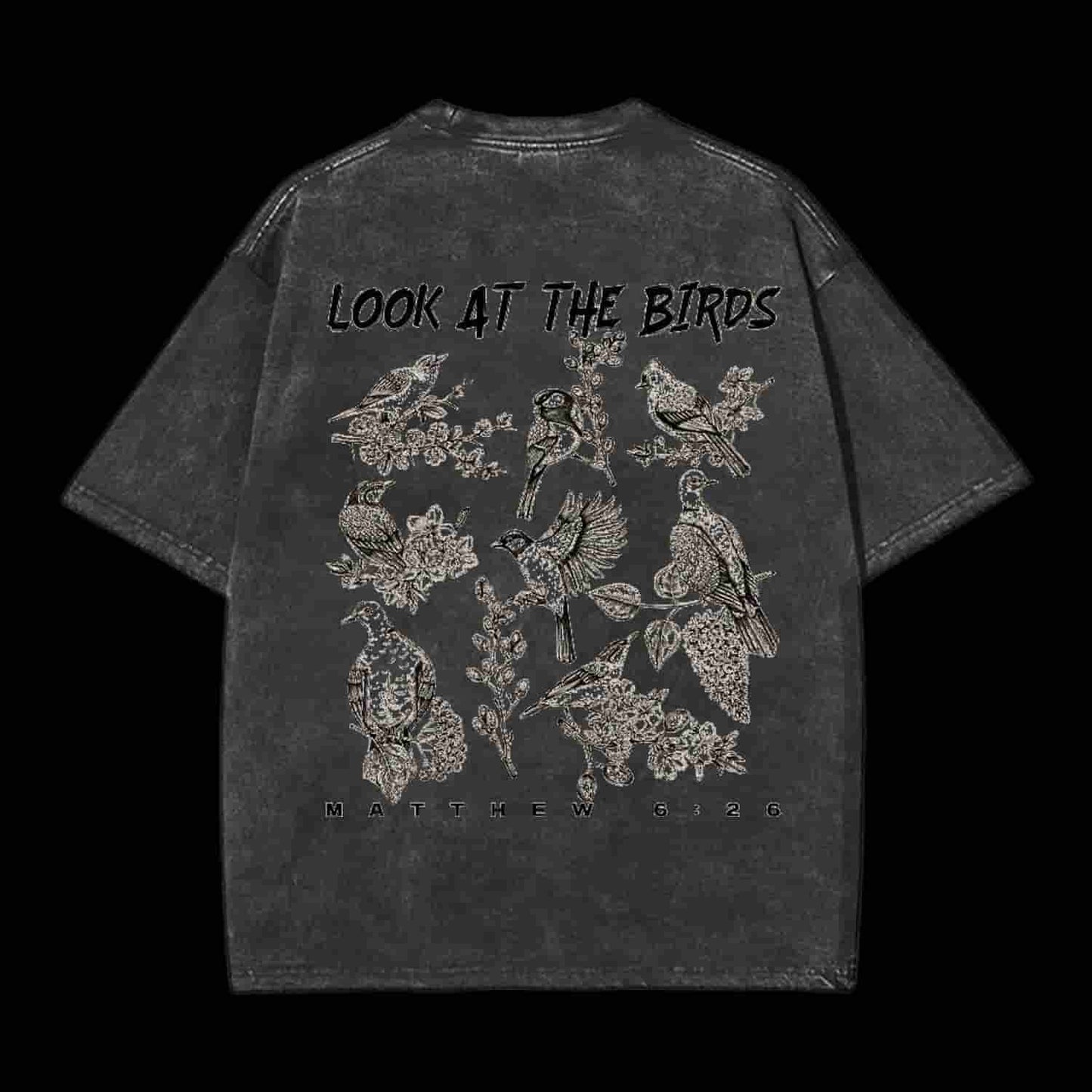Look At The Birds Christian Tee