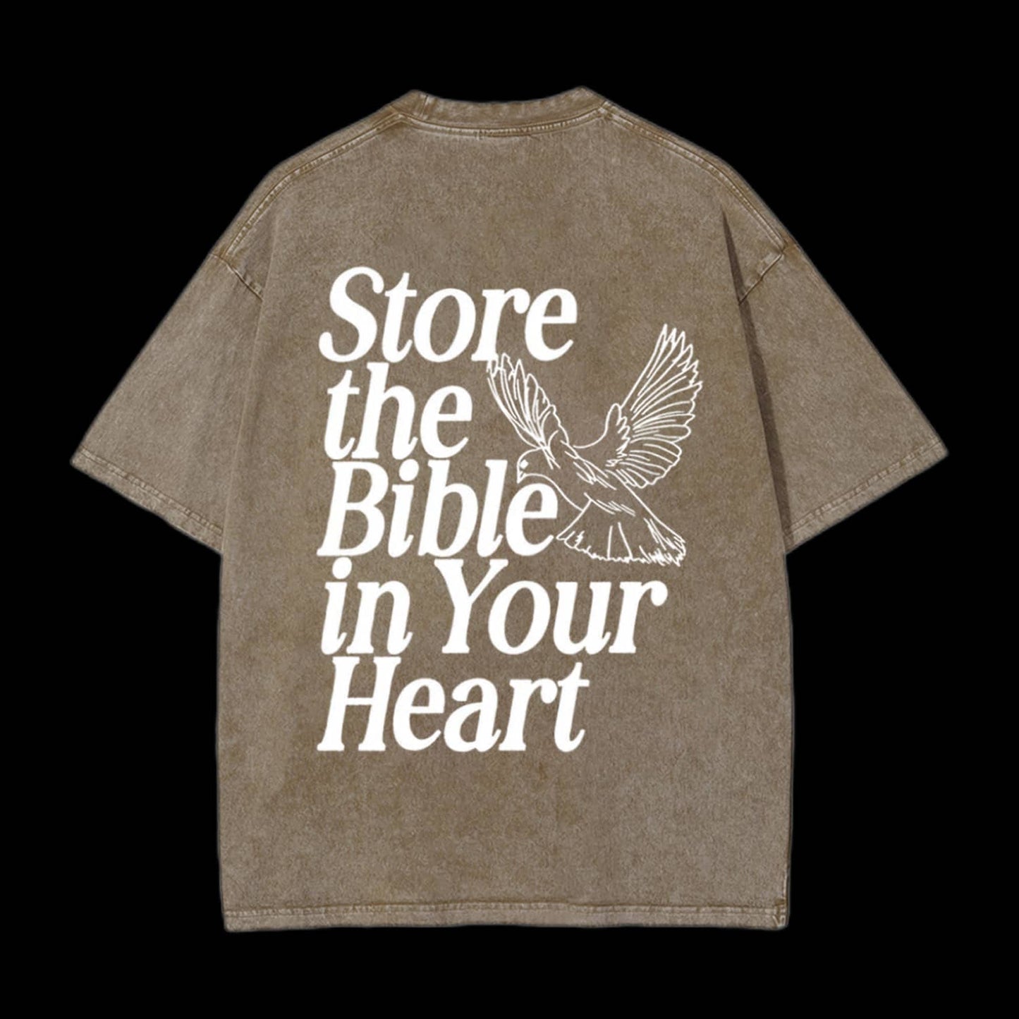 Store The Bible In Your Heart Christian Tee