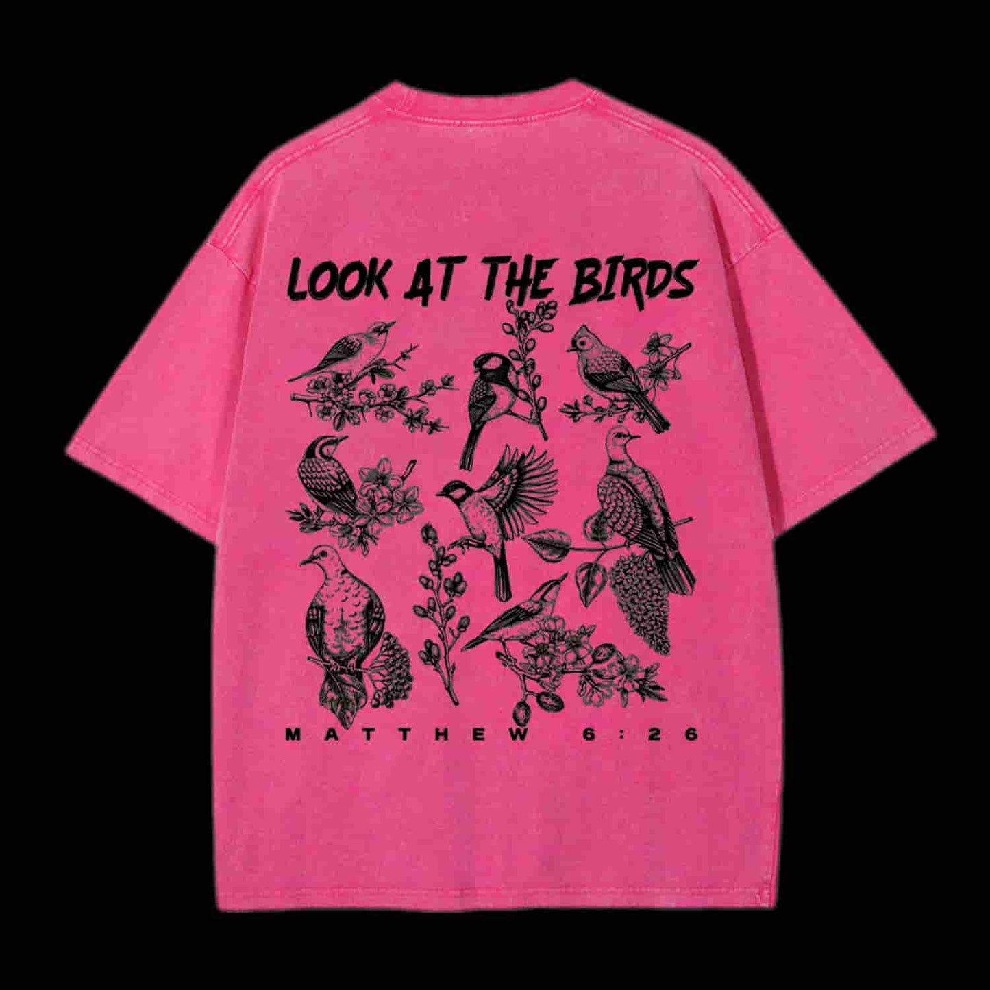 Look At The Birds Christian Tee