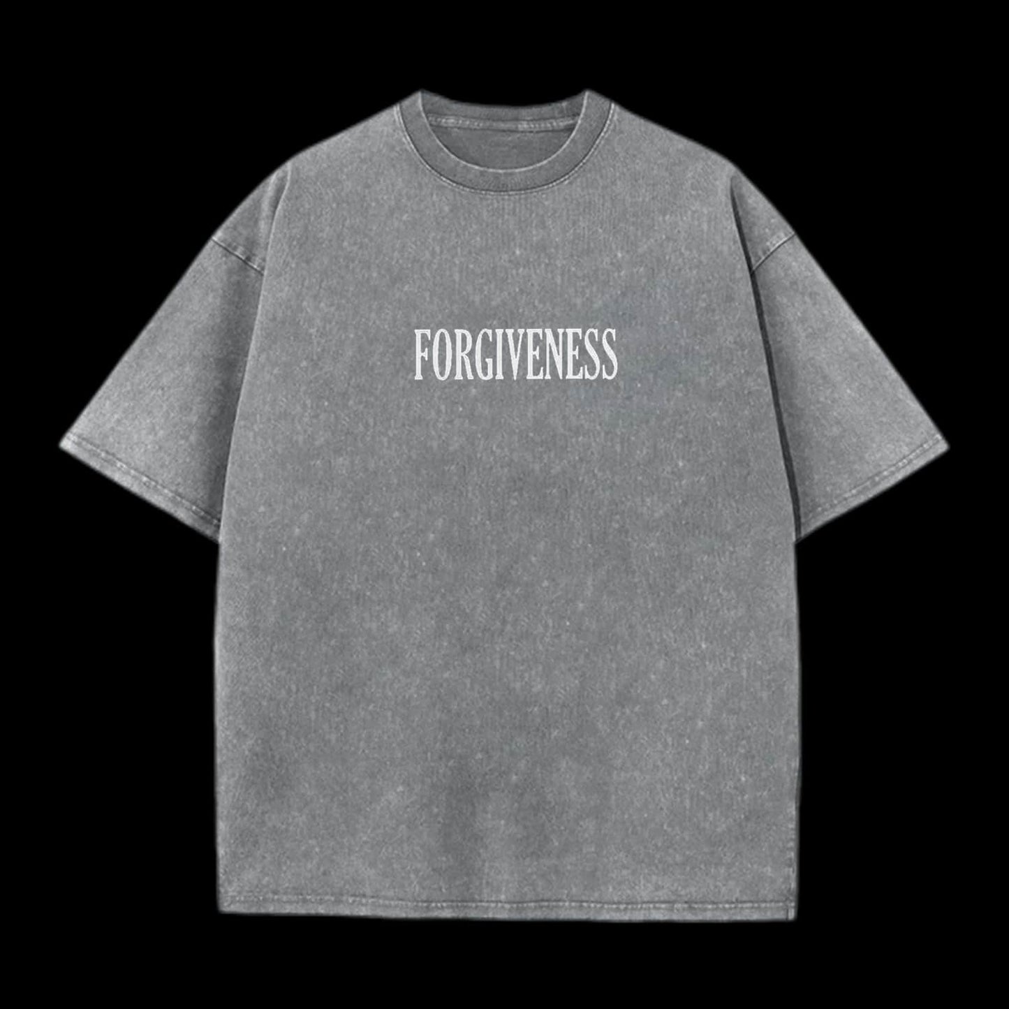 Forgiveness Washed Distressed Short Sleeve T-Shirt