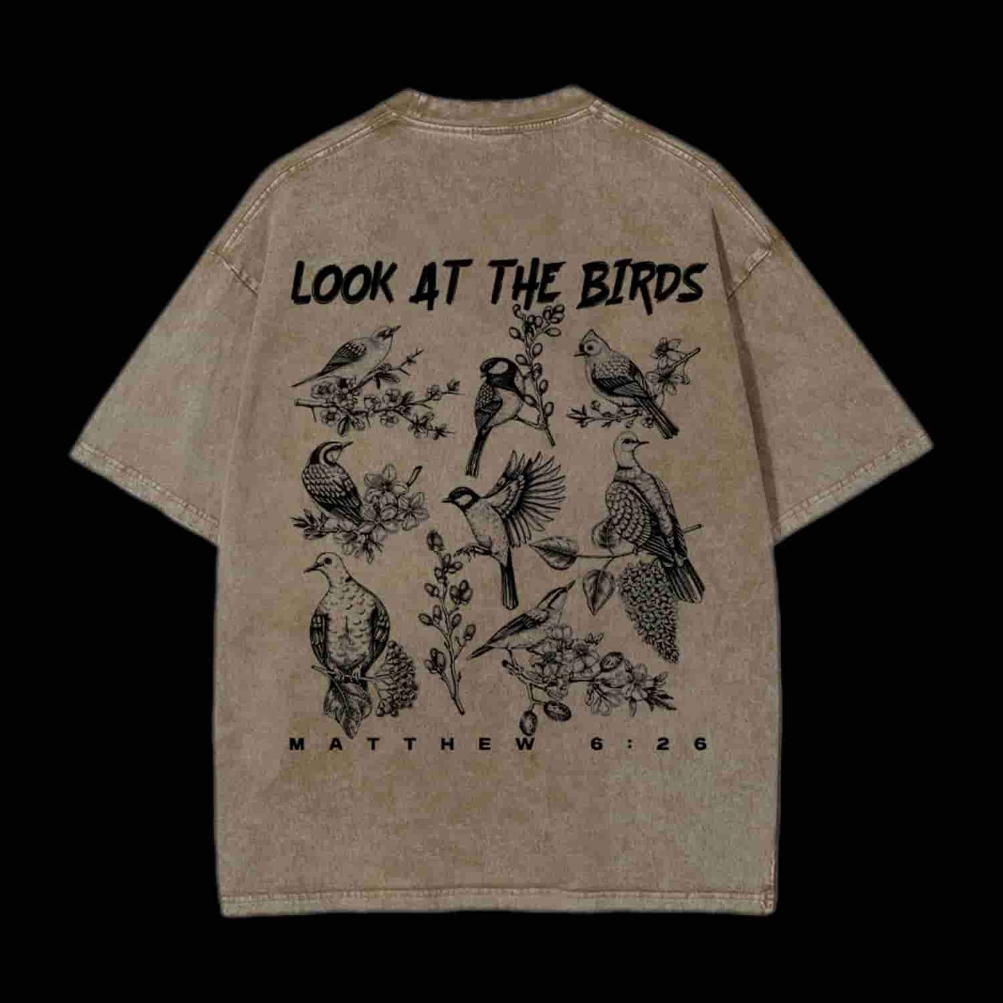 Look At The Birds Christian Tee