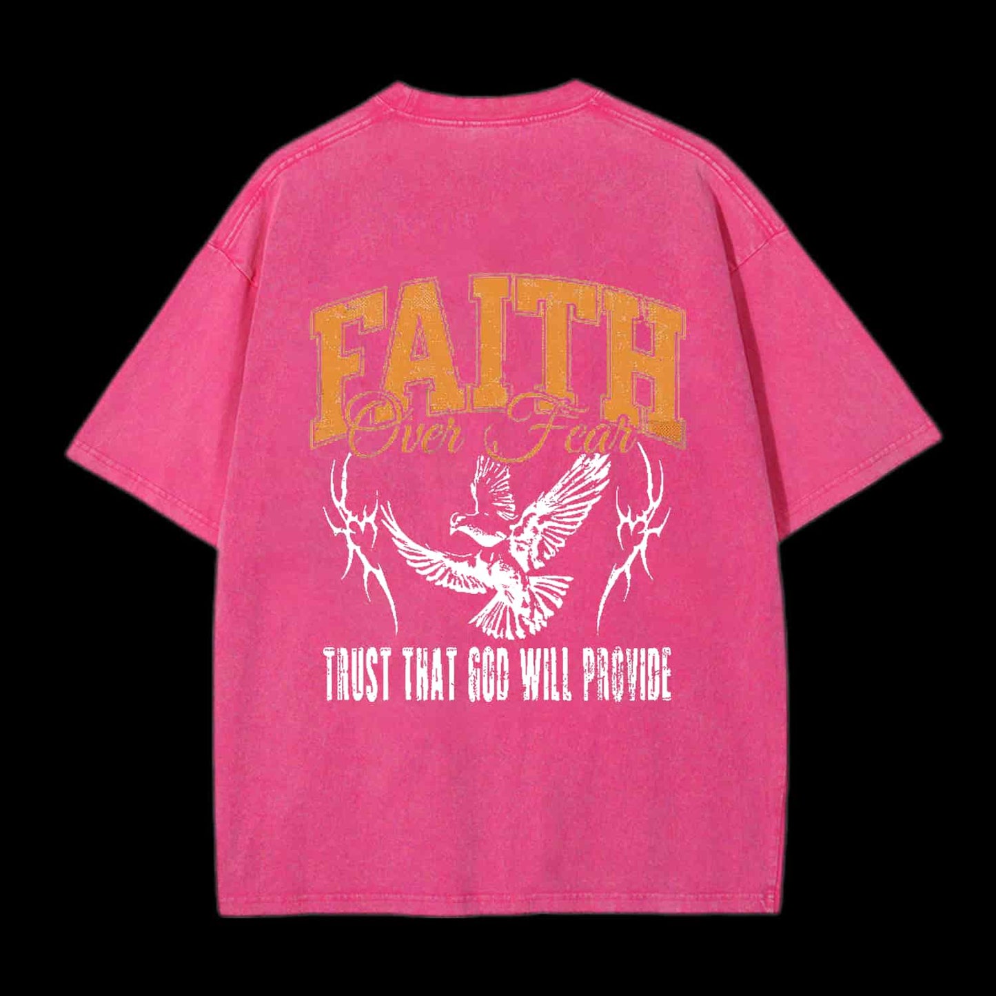 FAITH OVER FEAR TRUST THAT GOD CHRISTIAN TEE