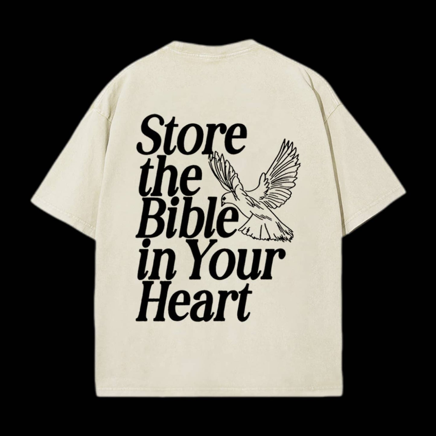 Store The Bible In Your Heart Christian Tee