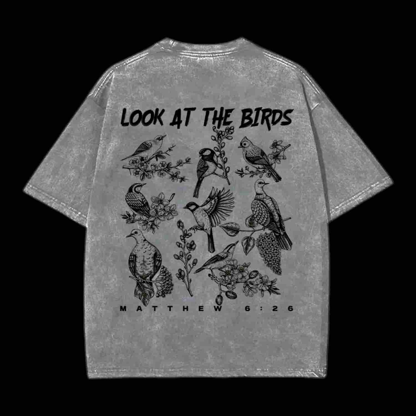 Look At The Birds Christian Tee