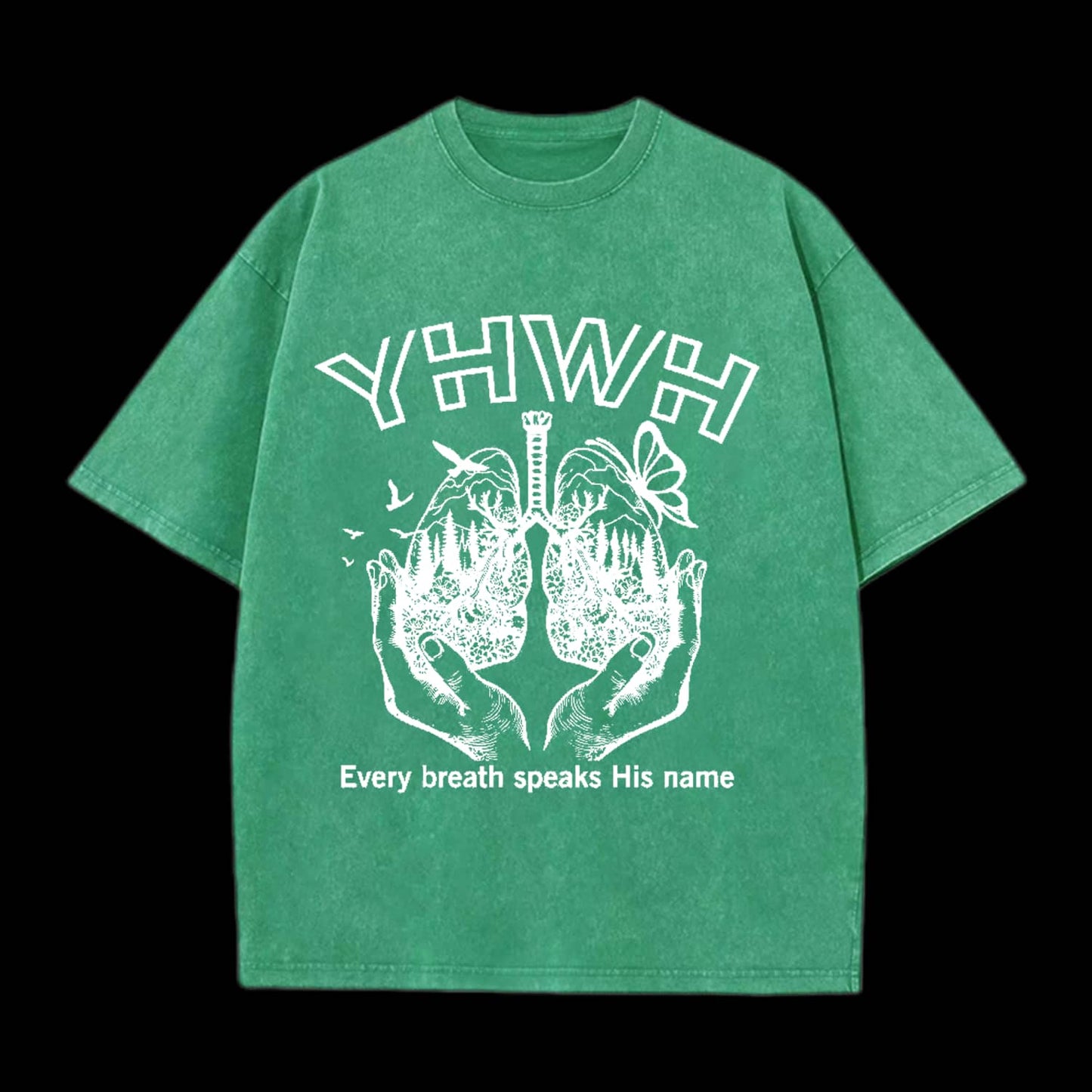 YHWH EVERY BREATH SPEAKS HIS NAME CHRISTIAN TEE