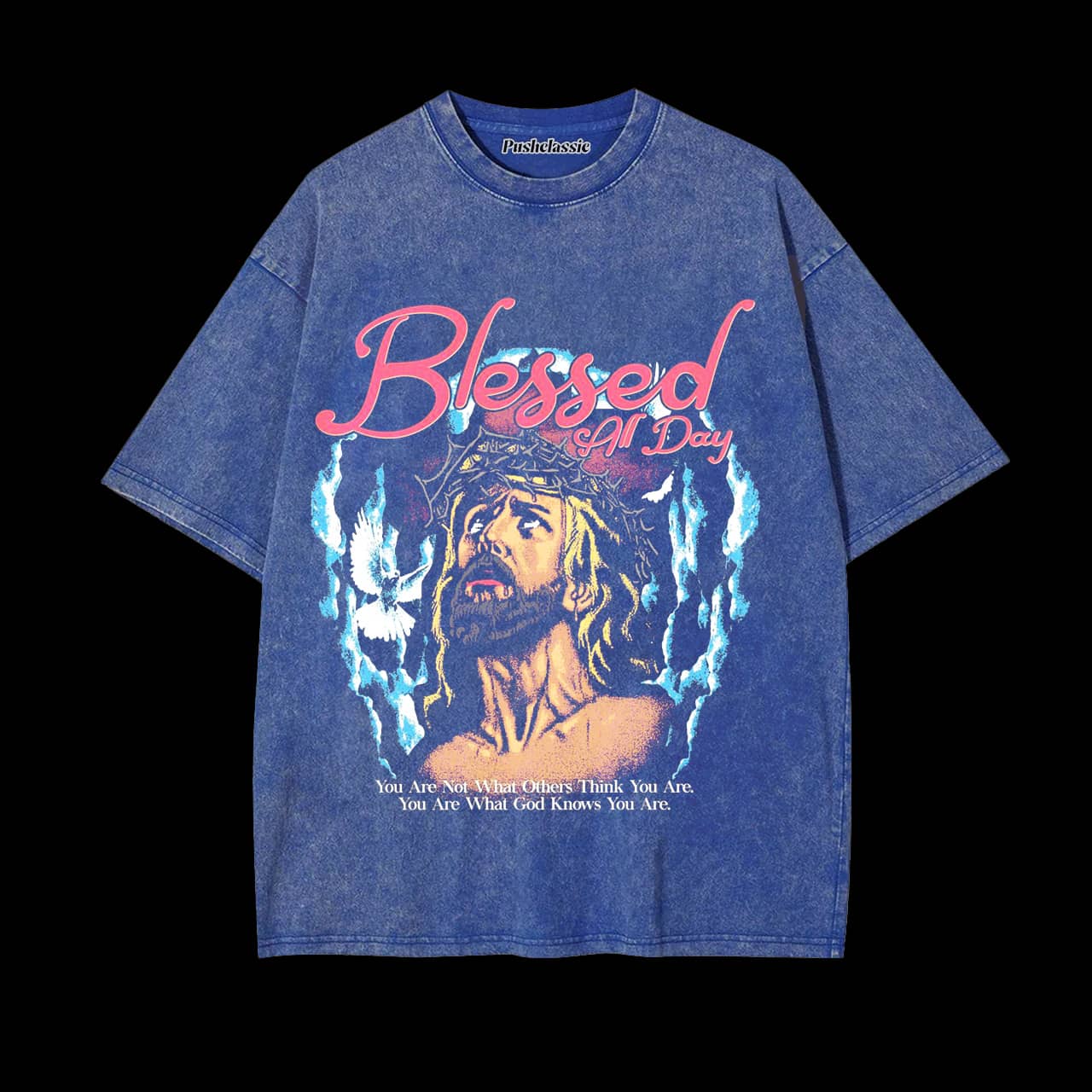 THE BLESSDE ALL DAY CHRIST WASHED T-SHIRT