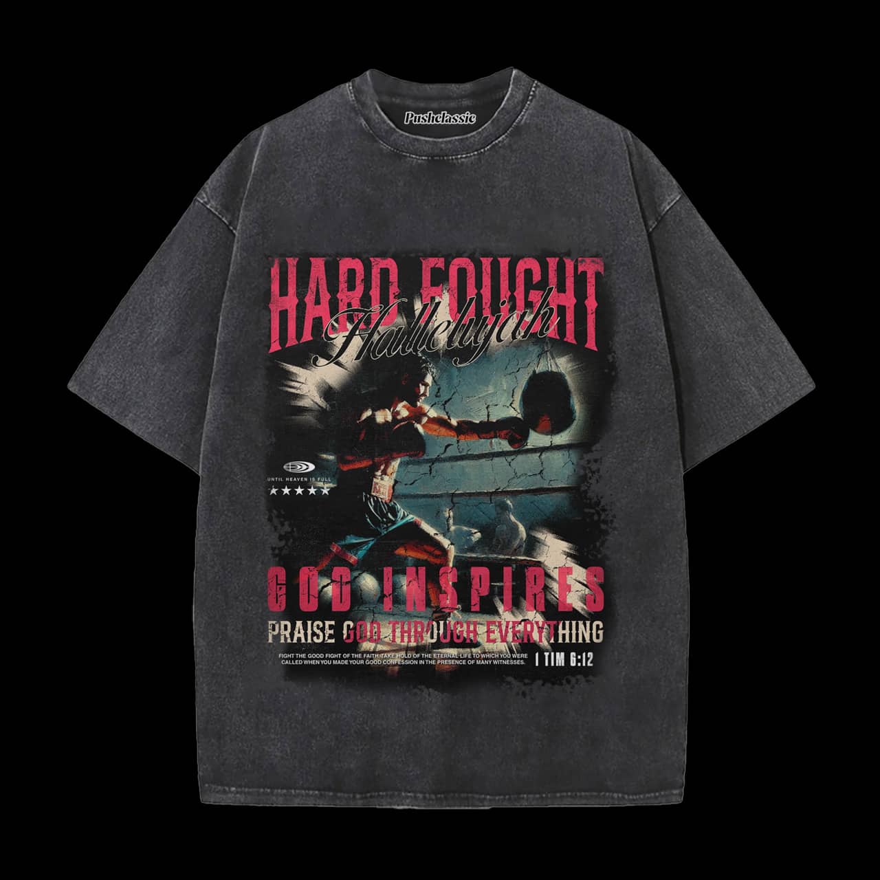 THE GOD INSPIRES WASHED T-SHIRT
