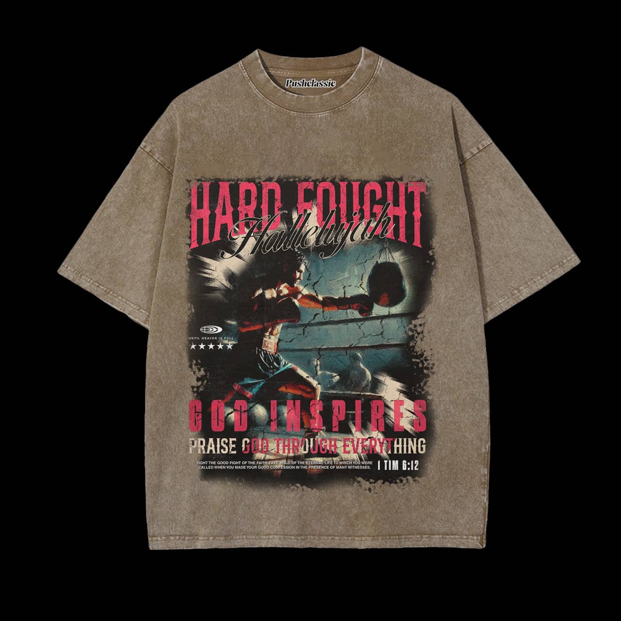 THE GOD INSPIRES WASHED T-SHIRT