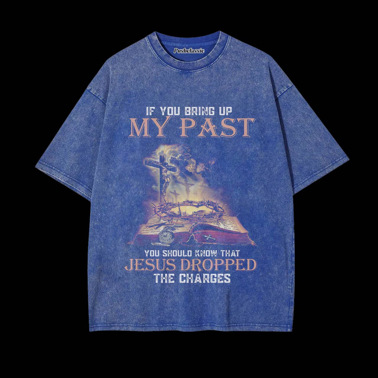 THE JESUS DROPPED WASHED T-SHIRT