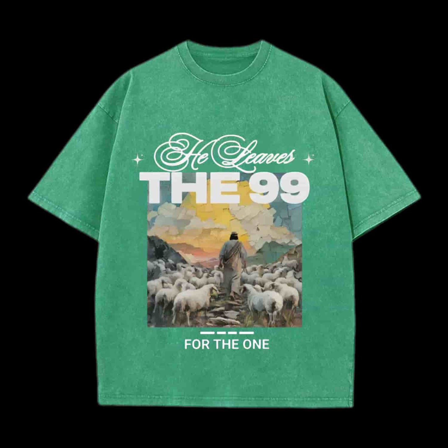 He Leaves The 99 For The One Christian Tee