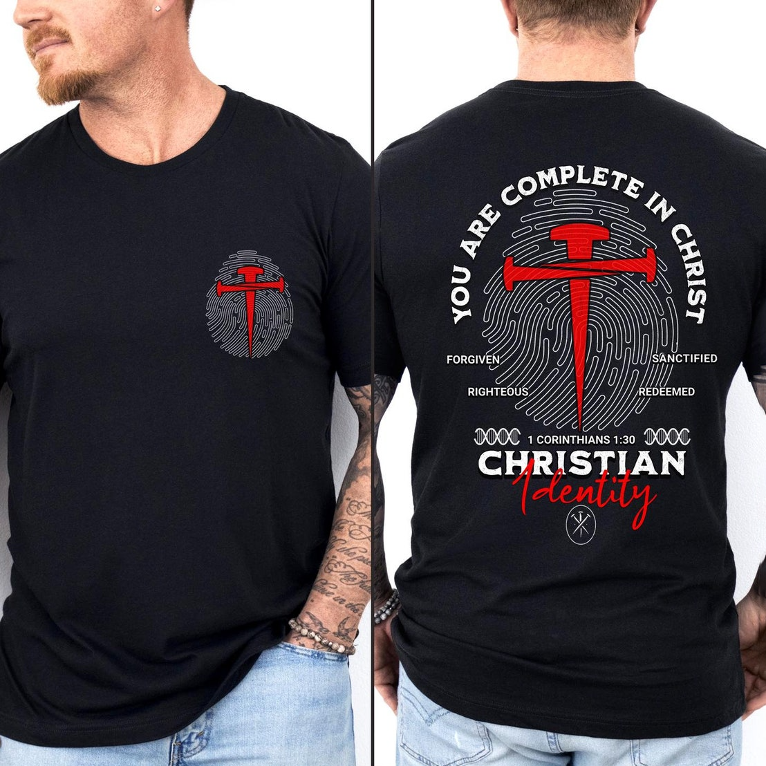 You Are Complete In Christ Cotton T-Shirt