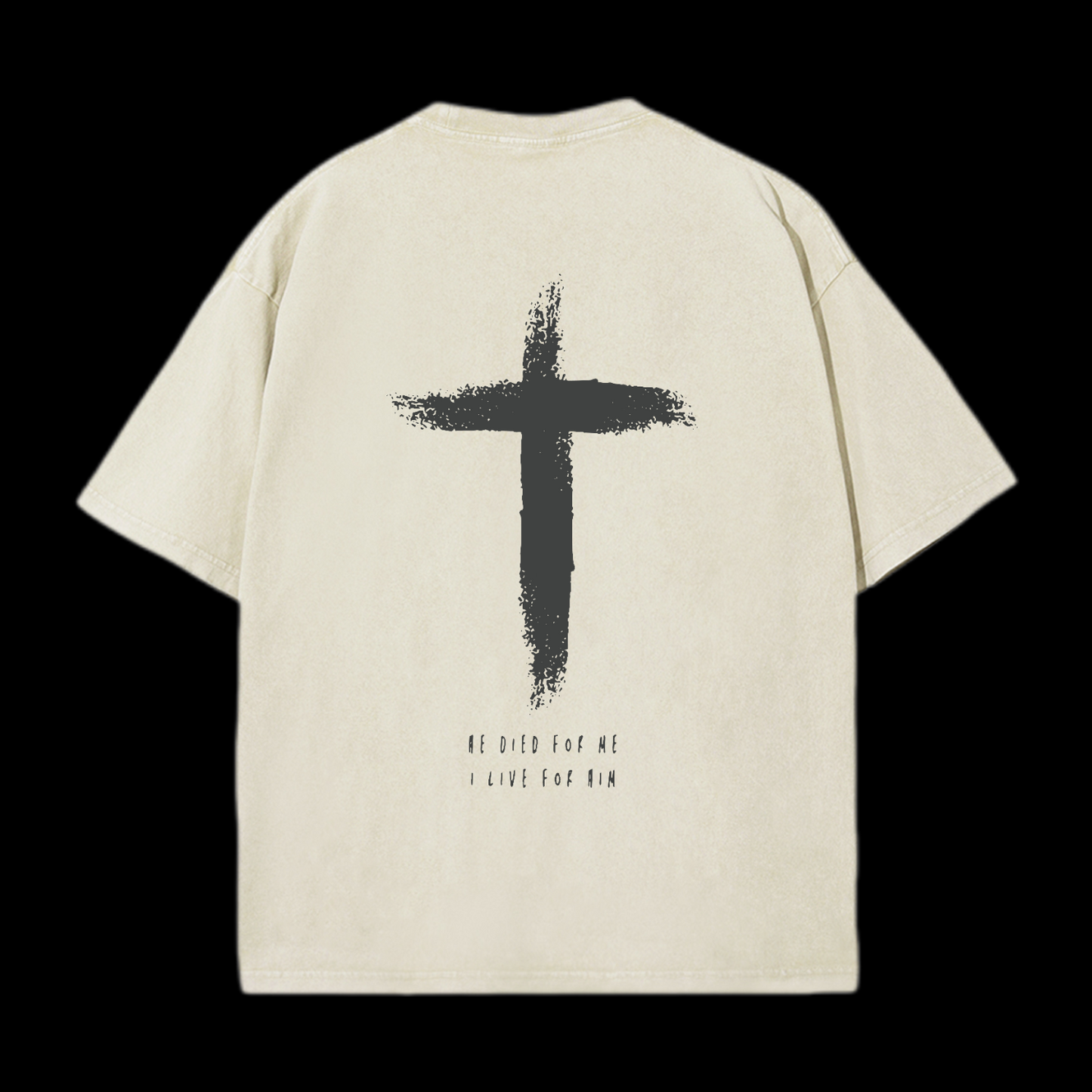 I Live For Him Washed T-Shirt