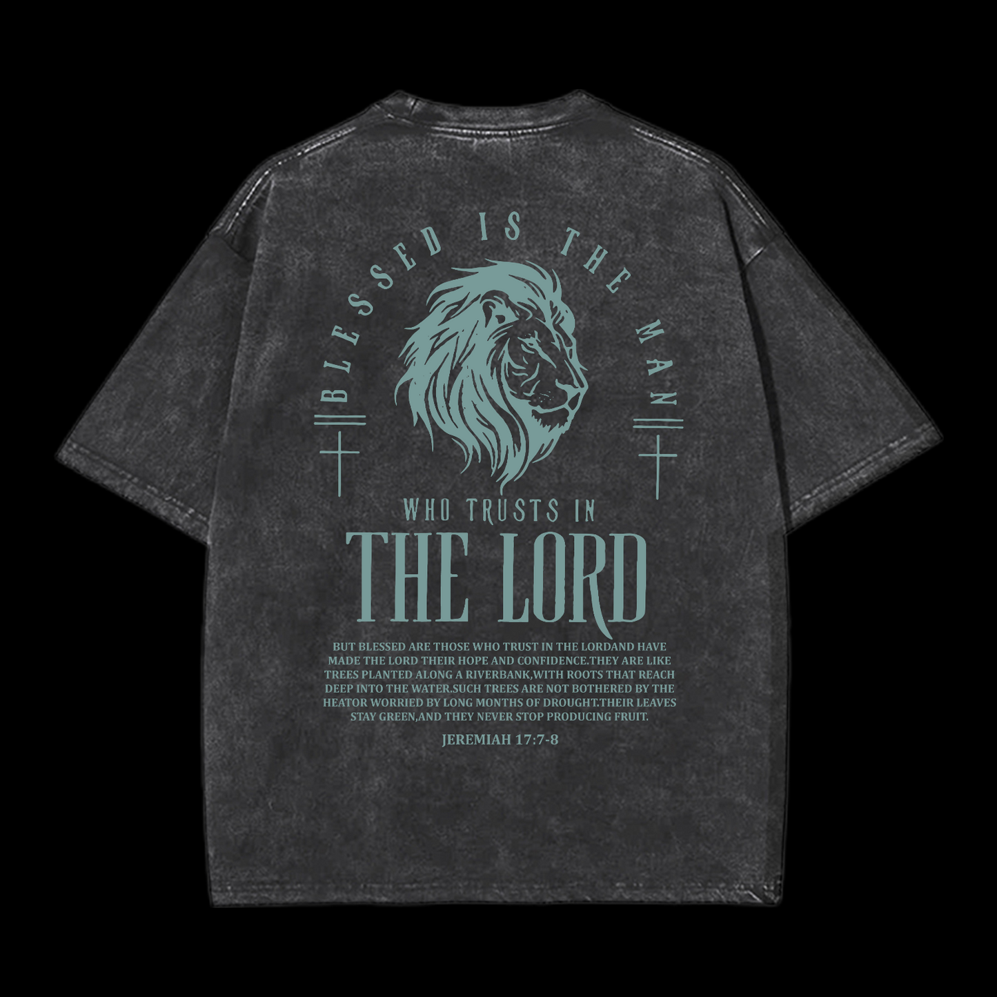Blessed Is The Man Washed T-Shirt
