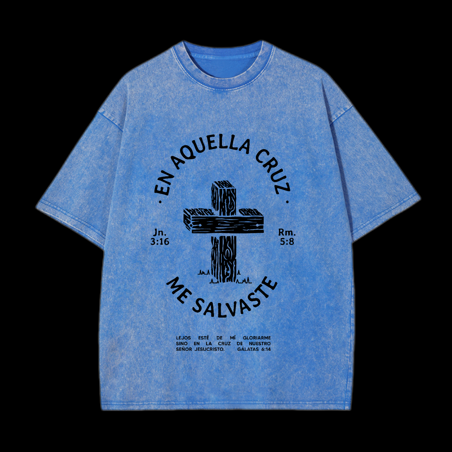 On That Cross Washed T-Shirt