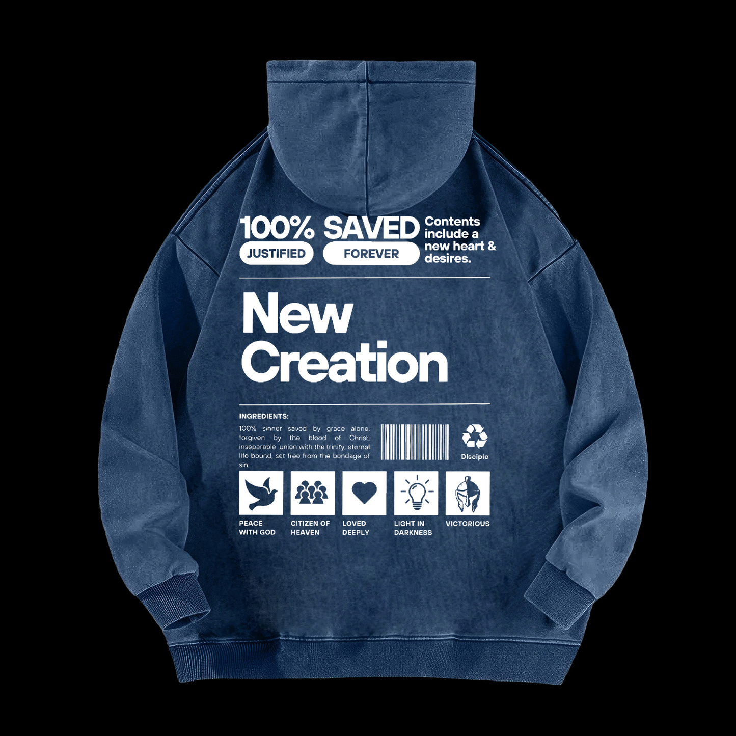 New Creation Washed Hoodie