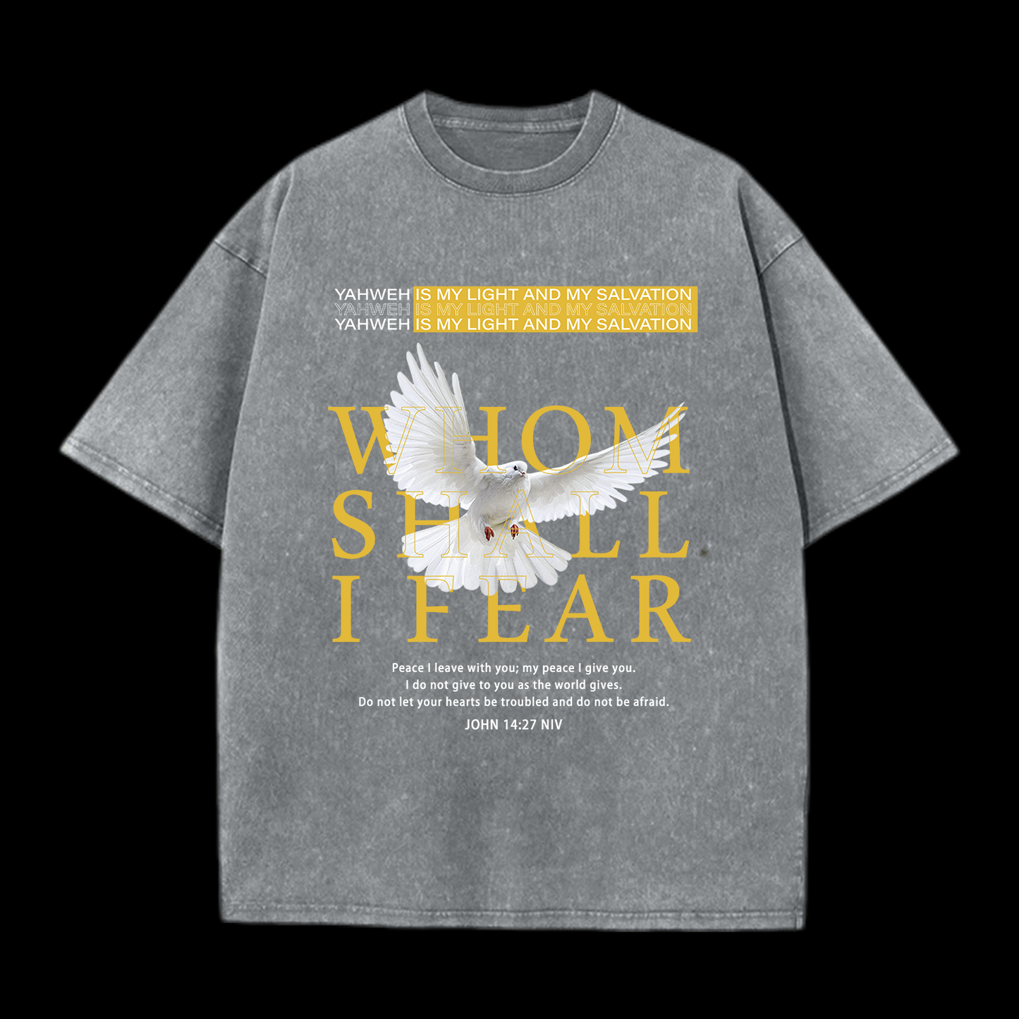 Whom Shall I Fear Washed T-Shirt