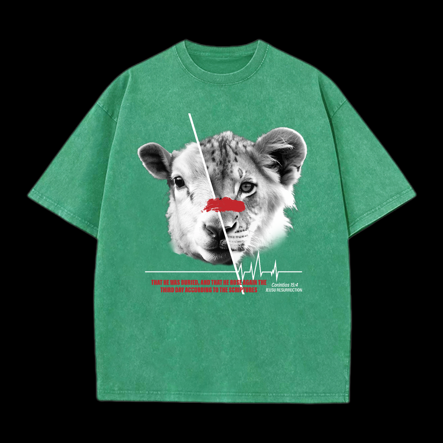 Jesus Resurrection Washed T-Shirt