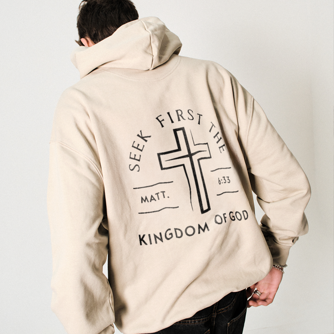 Kingdom Of God Drawstring Hoodie