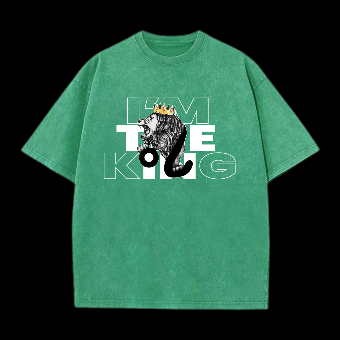 I'm The King Of Lion Washed T-Shirt