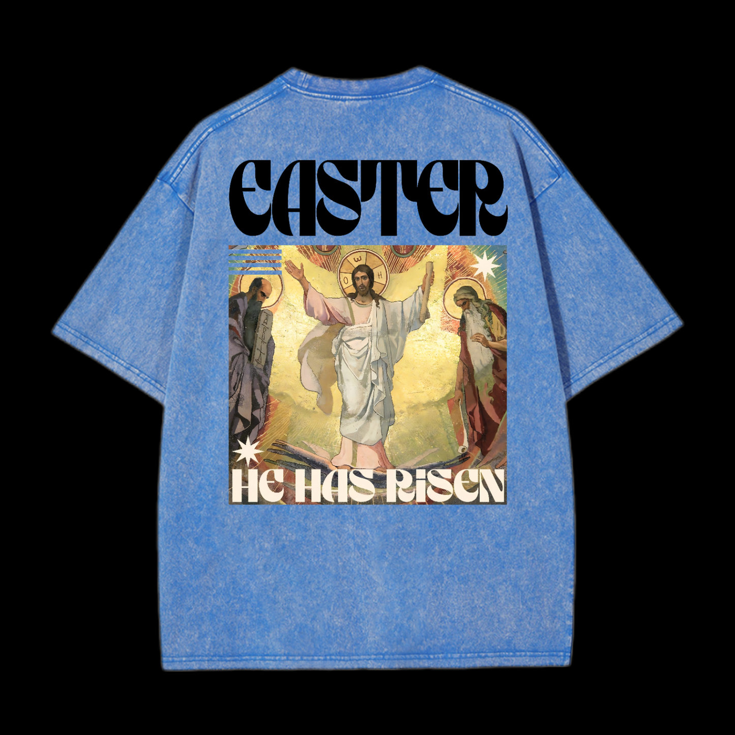 He Has Risen Washed T-Shirt