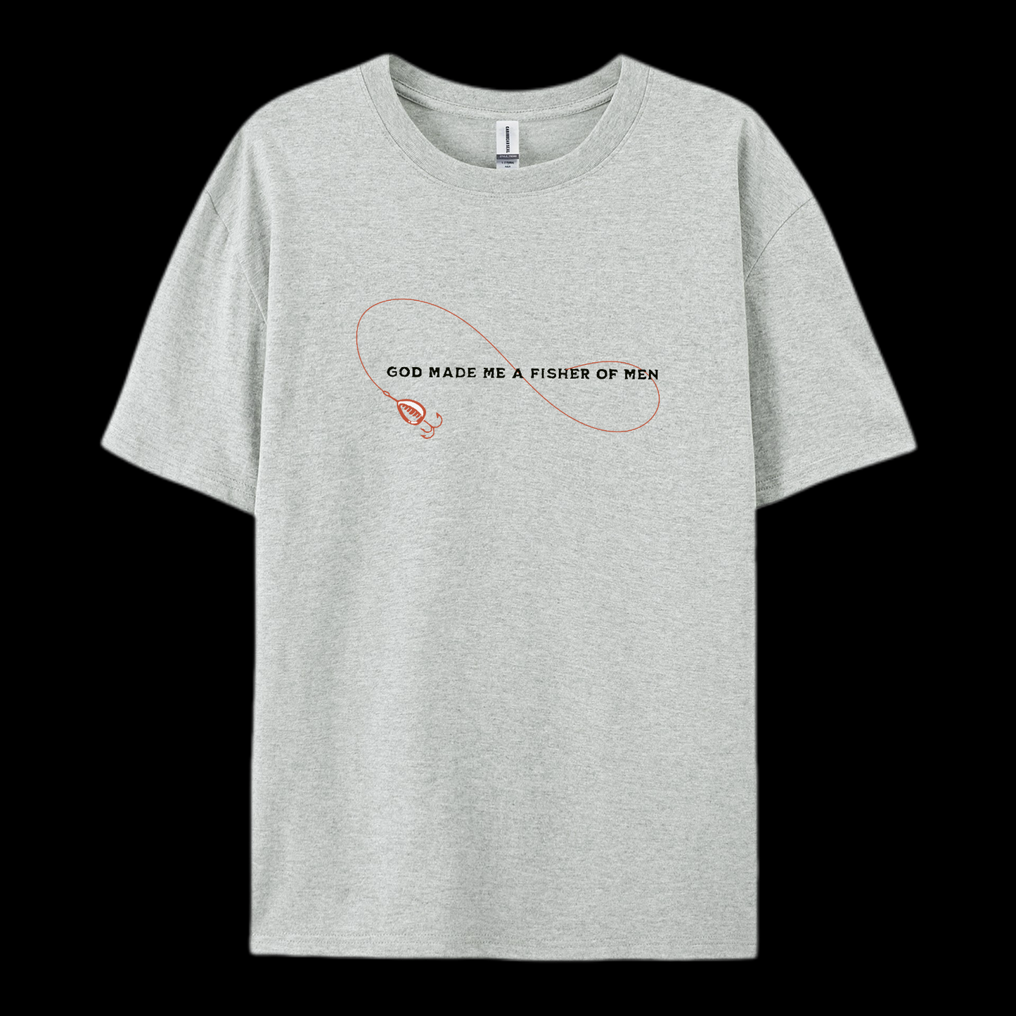 God Made Me A Fisher Of Men Cotton T-Shirt