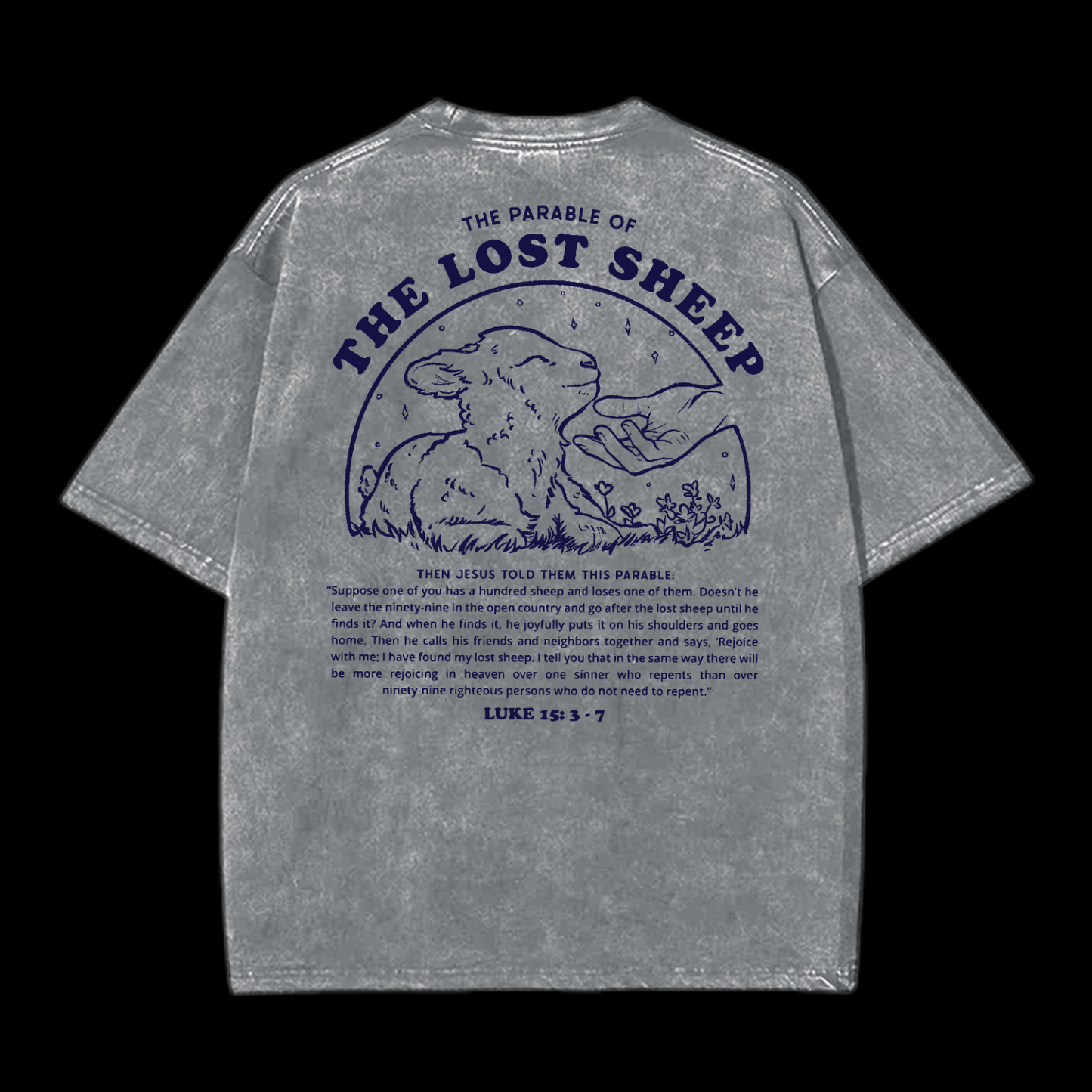 The Parable Of The Lost Sheep Washed T-Shirt