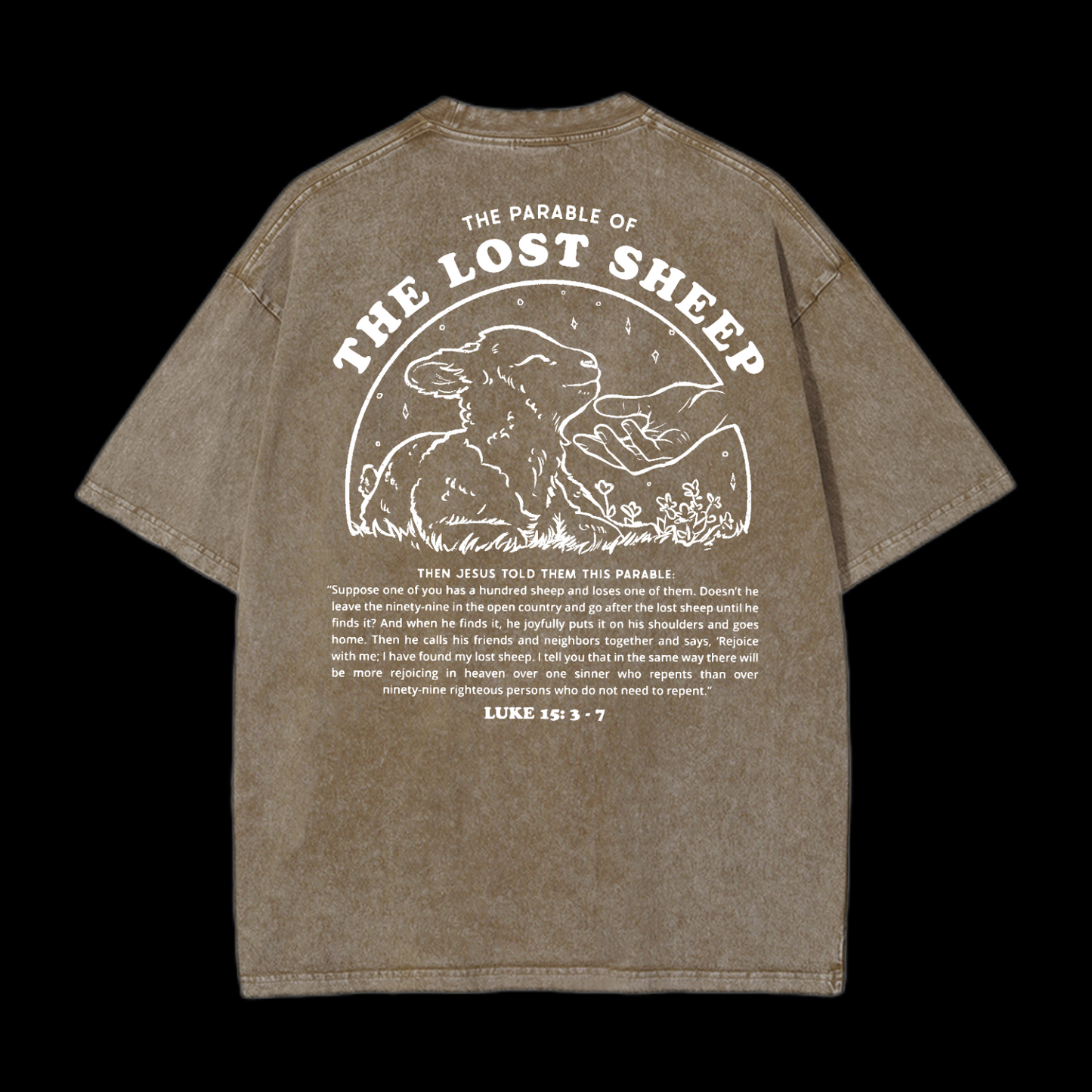 The Parable Of The Lost Sheep Washed T-Shirt