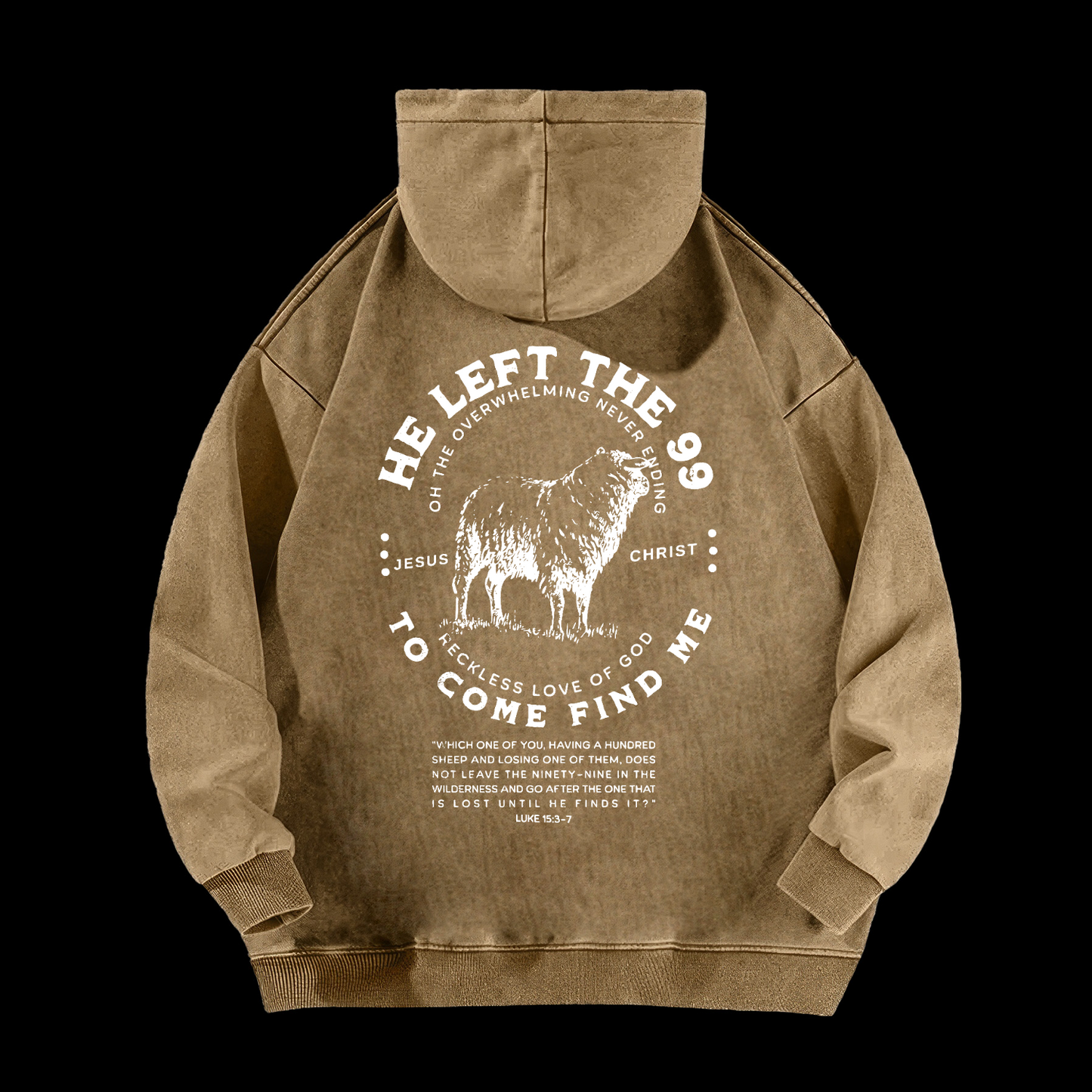 He Left The 99 Washed Hoodie