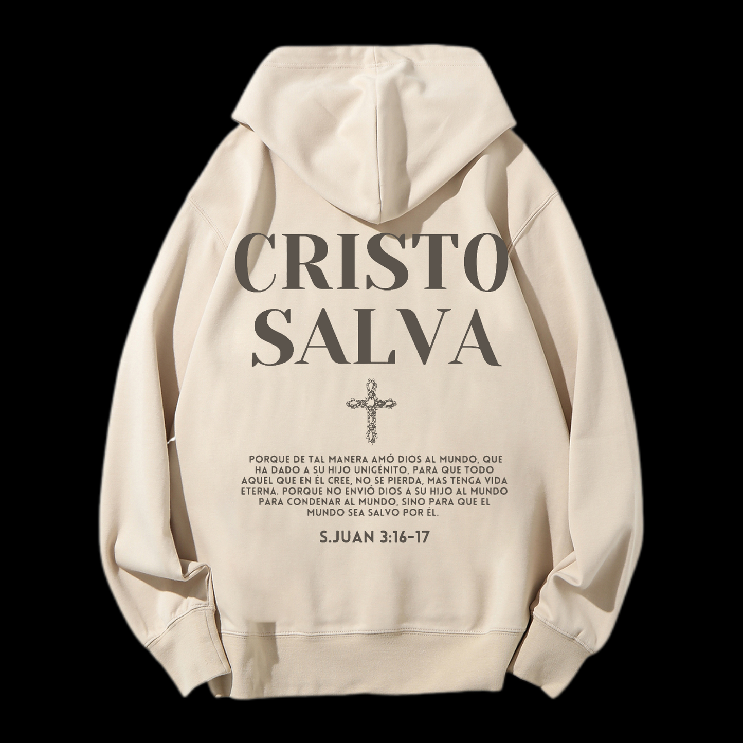 Cristo Salva Drawstring Hoodie