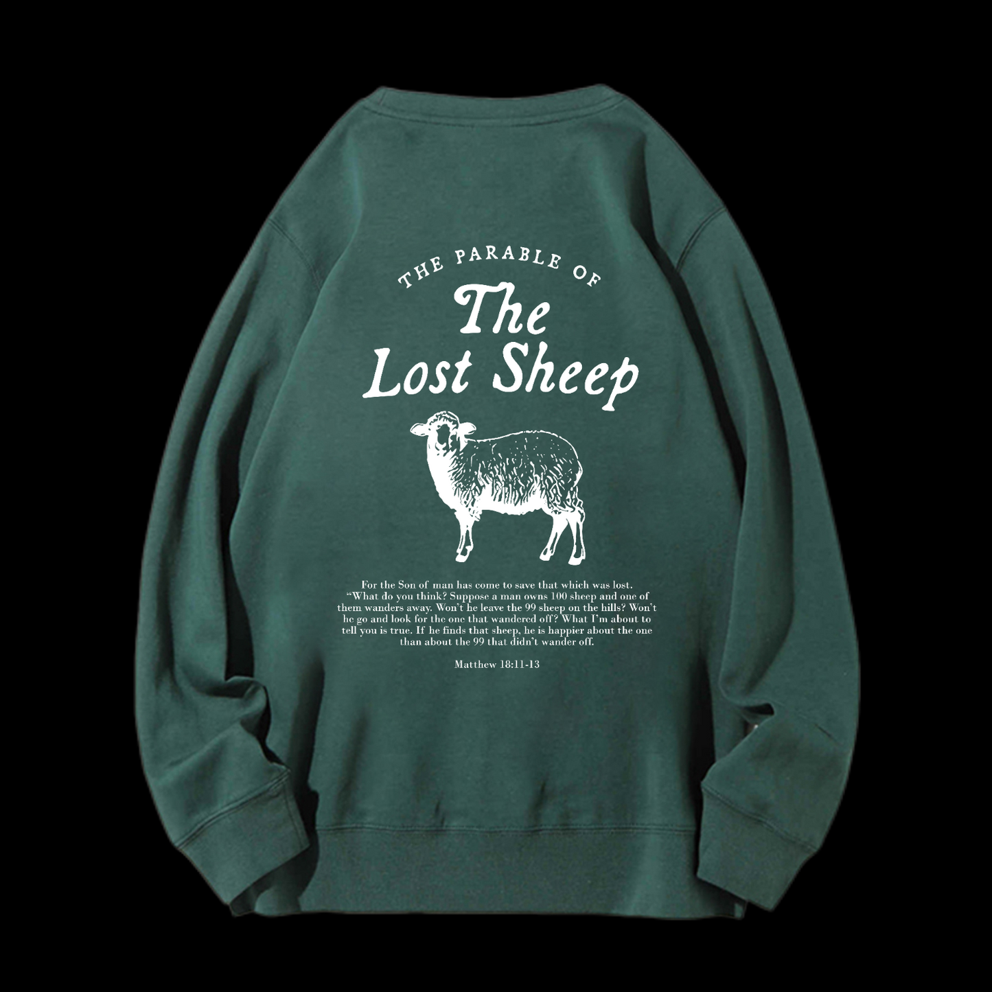 The Parable Of The Lost Sheep Crewneck Sweatshirt