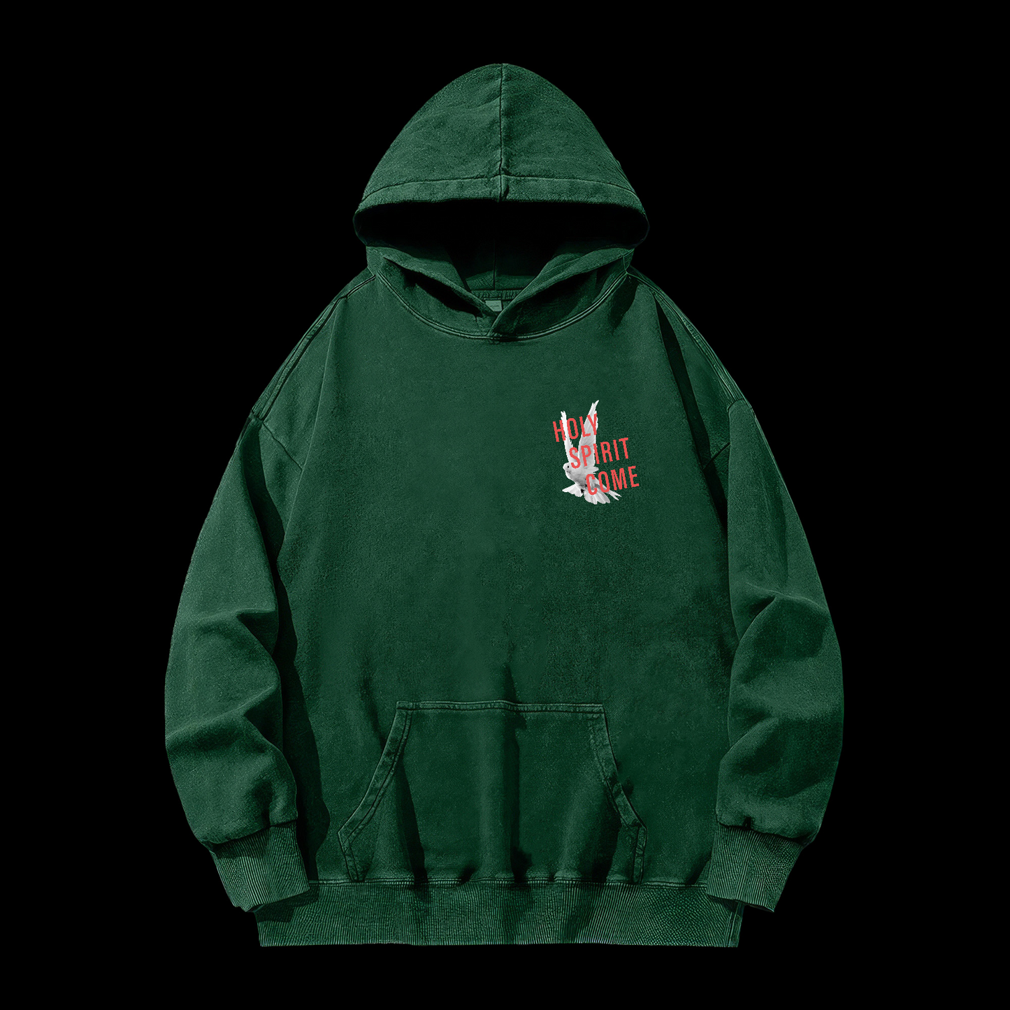 Holy Spirit Come Washed Hoodie