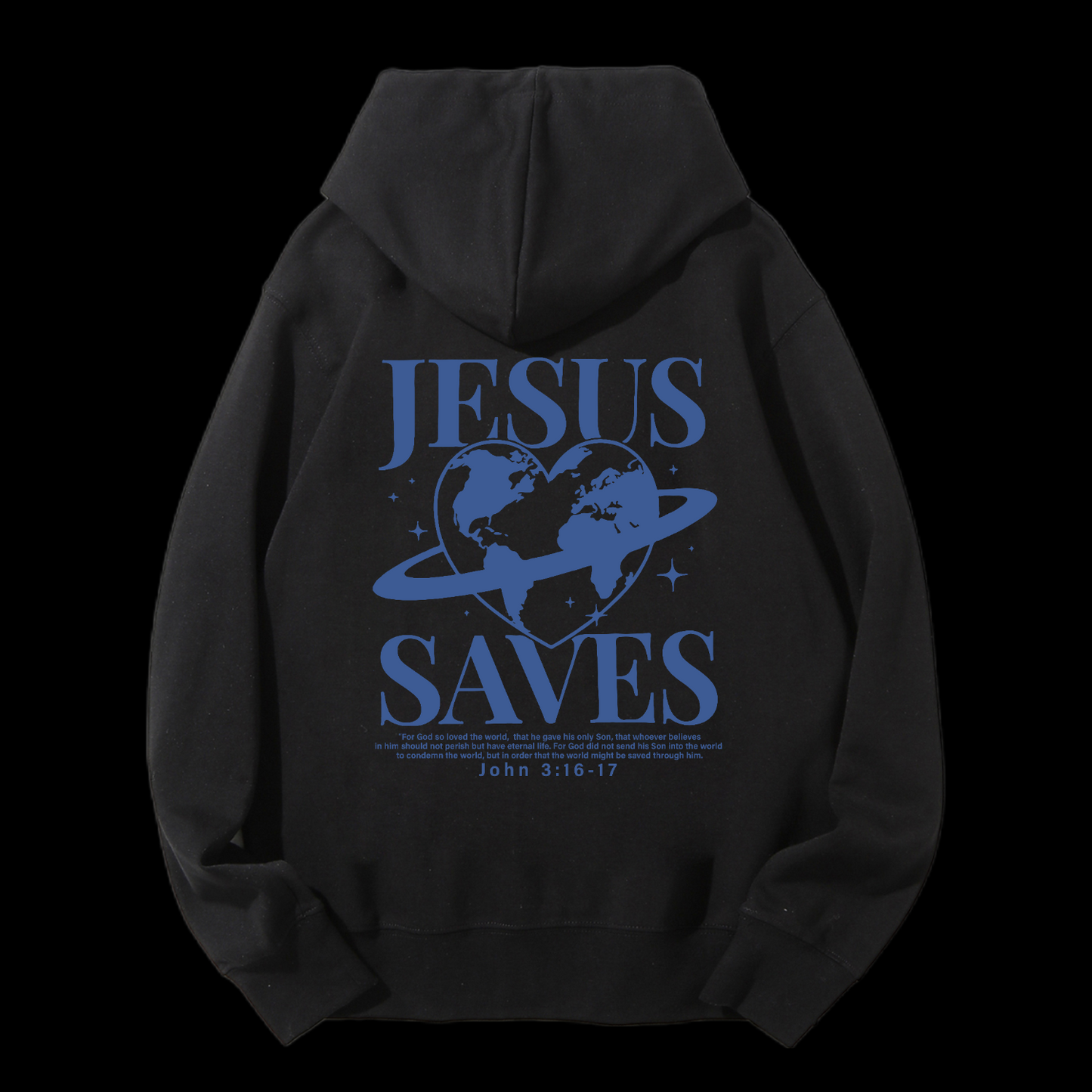 Jesus Saves Drawstring Hoodie