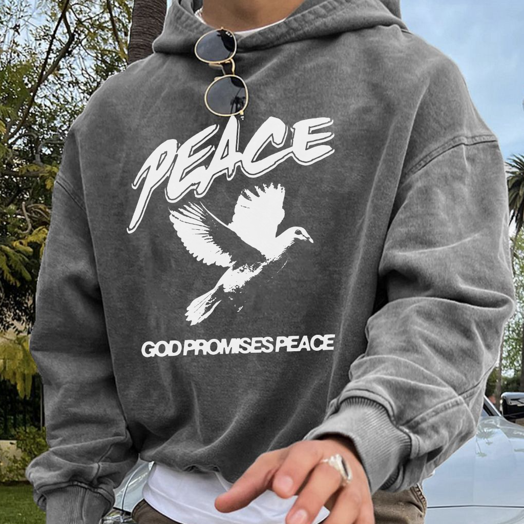 Peace Washed Hoodie