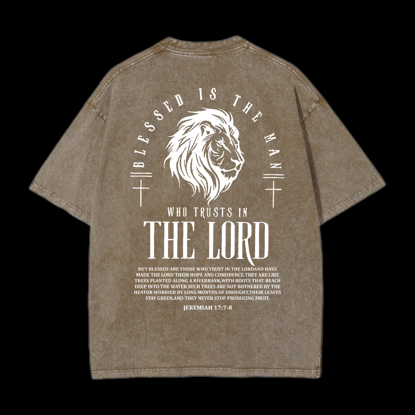 Blessed Is The Man Washed T-Shirt