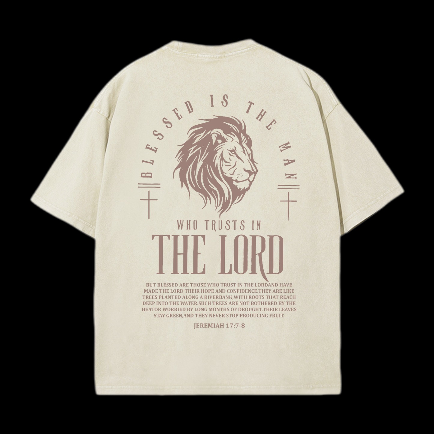 Blessed Is The Man Washed T-Shirt