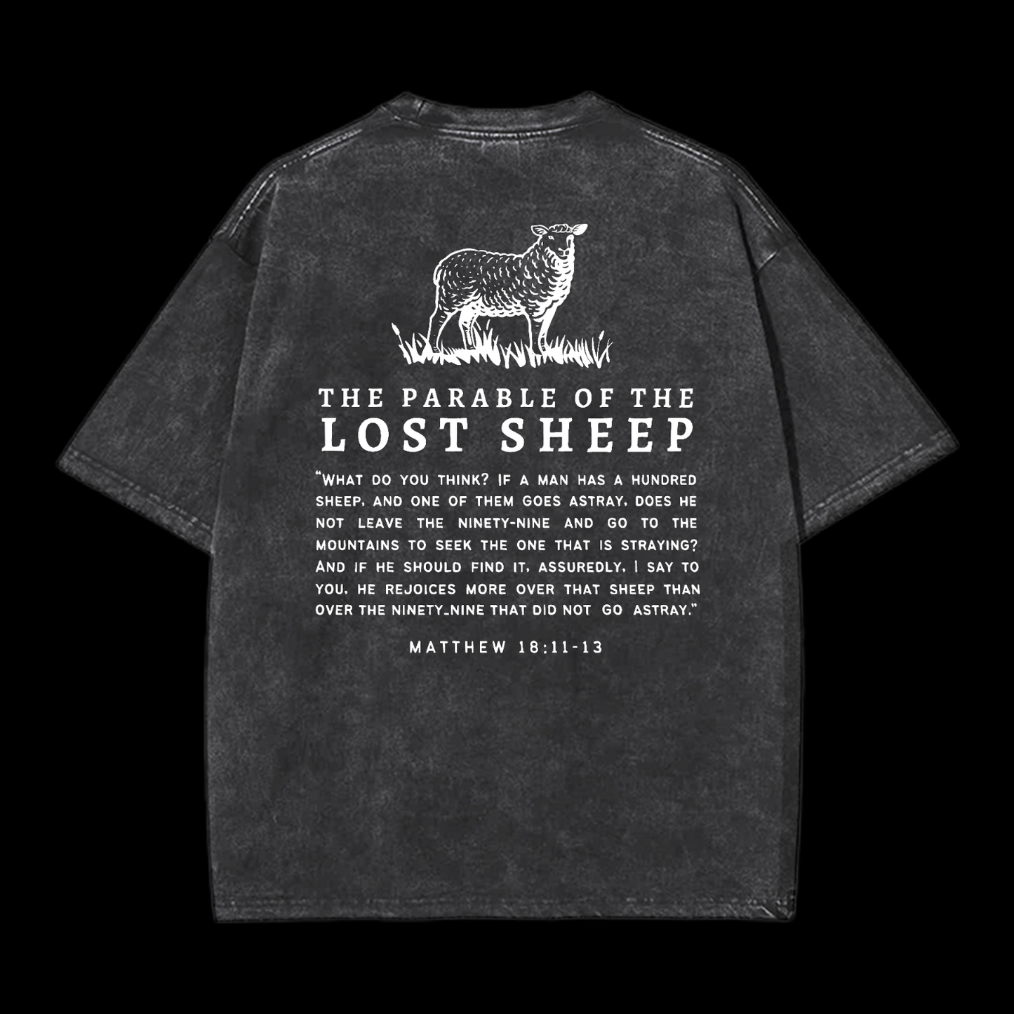 The Parable Of The Lost Sheep Washed T-Shirt
