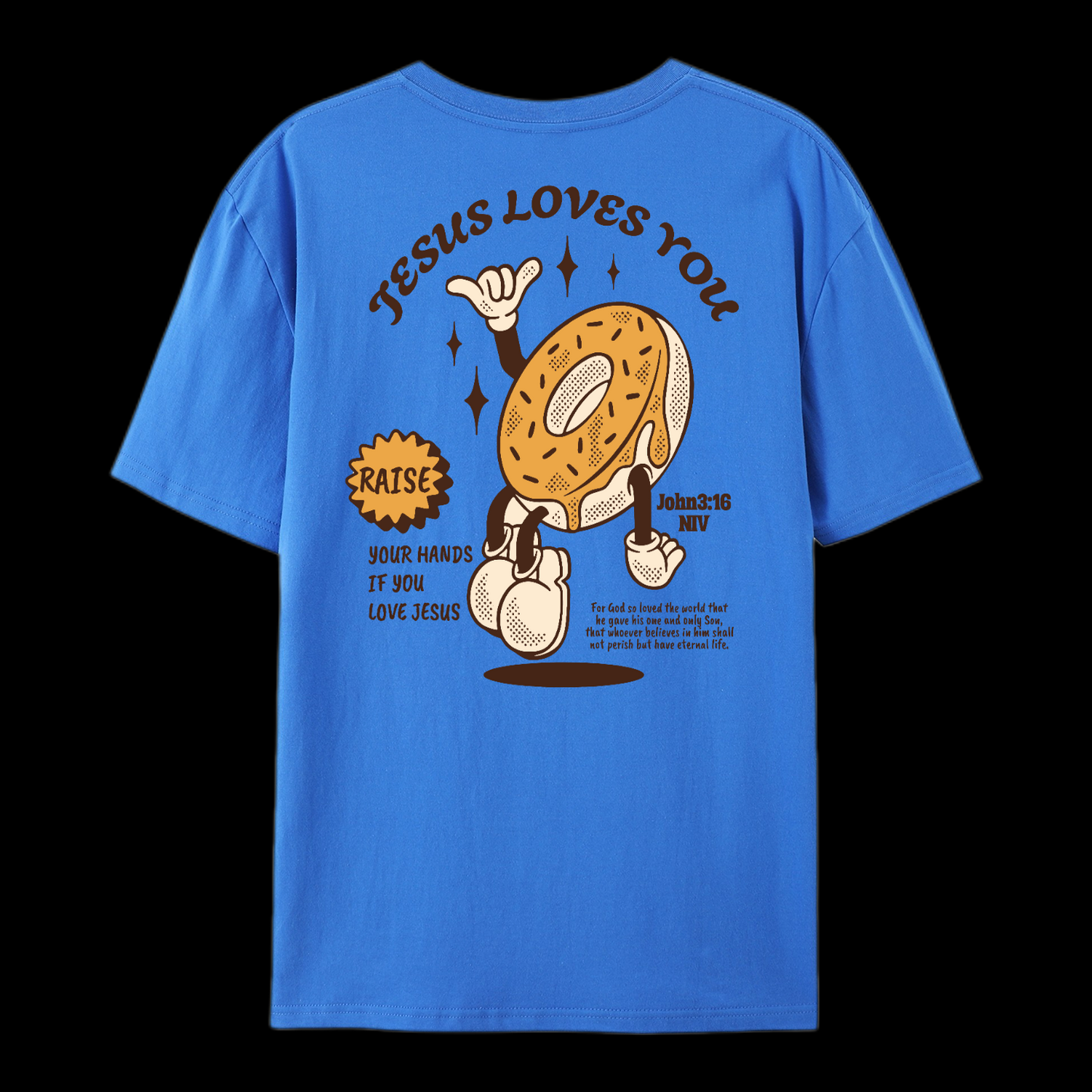 Jesus Loves You Cotton T-Shirt