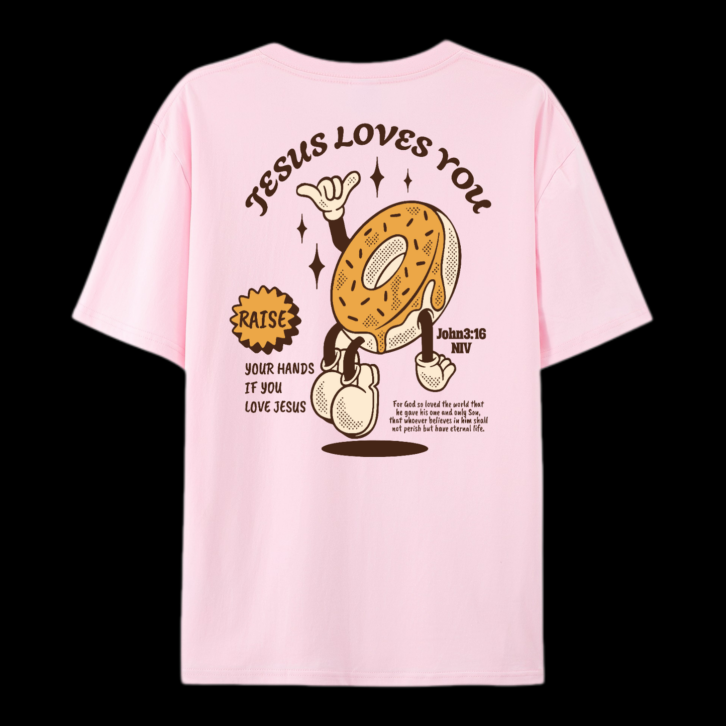 Jesus Loves You Cotton T-Shirt
