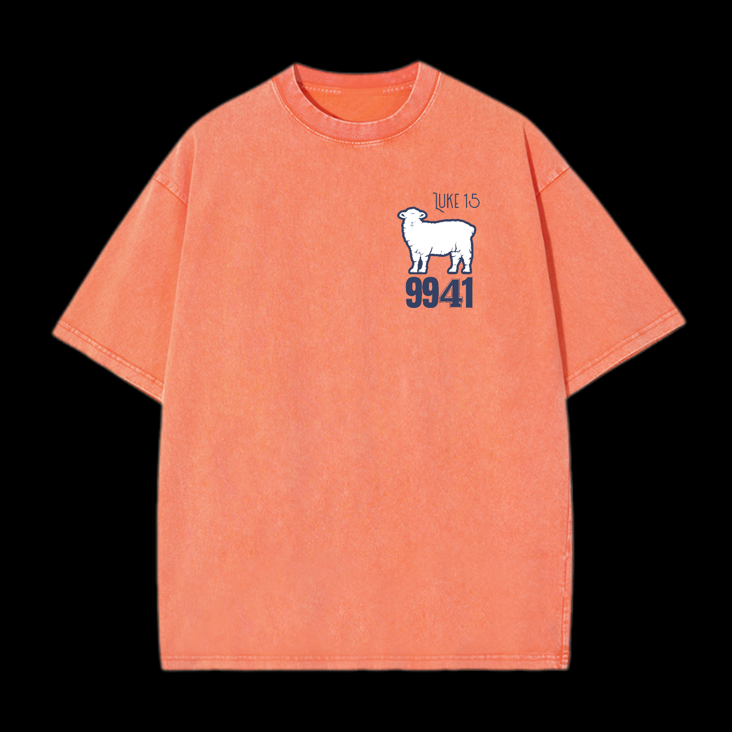 The Lost Sheep Parable Washed T-Shirt
