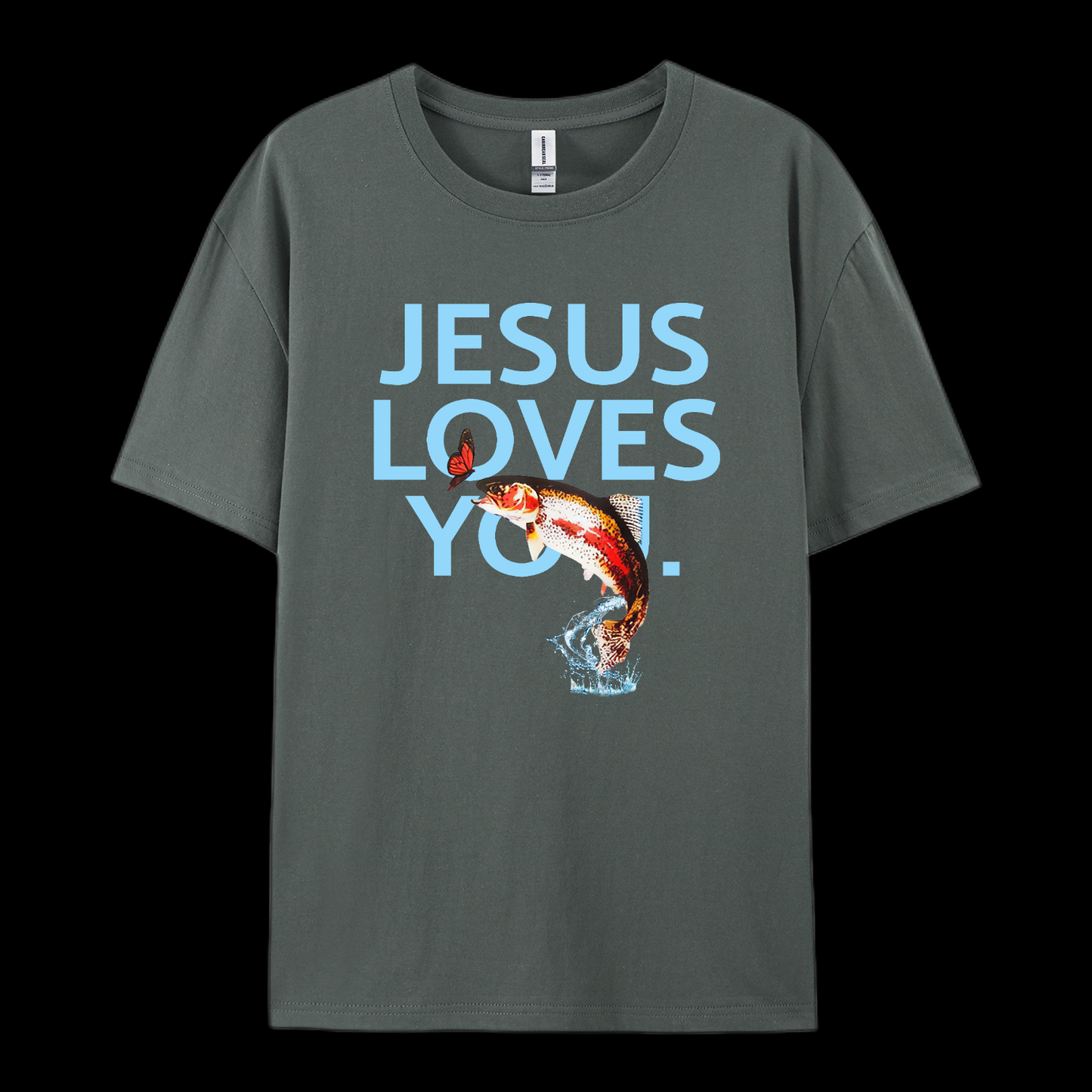 Jesus Loves You Cotton T-Shirt