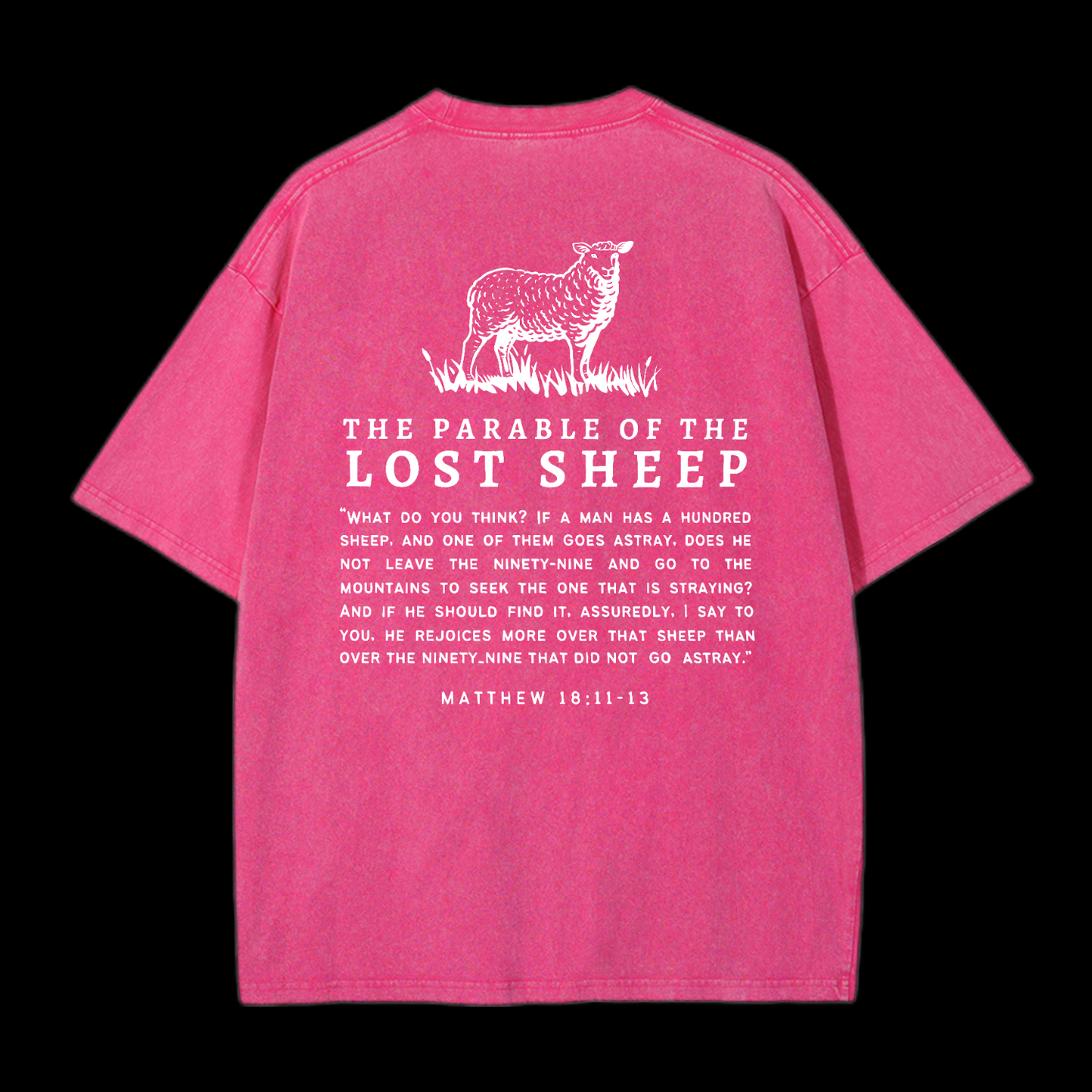 The Parable Of The Lost Sheep Washed T-Shirt