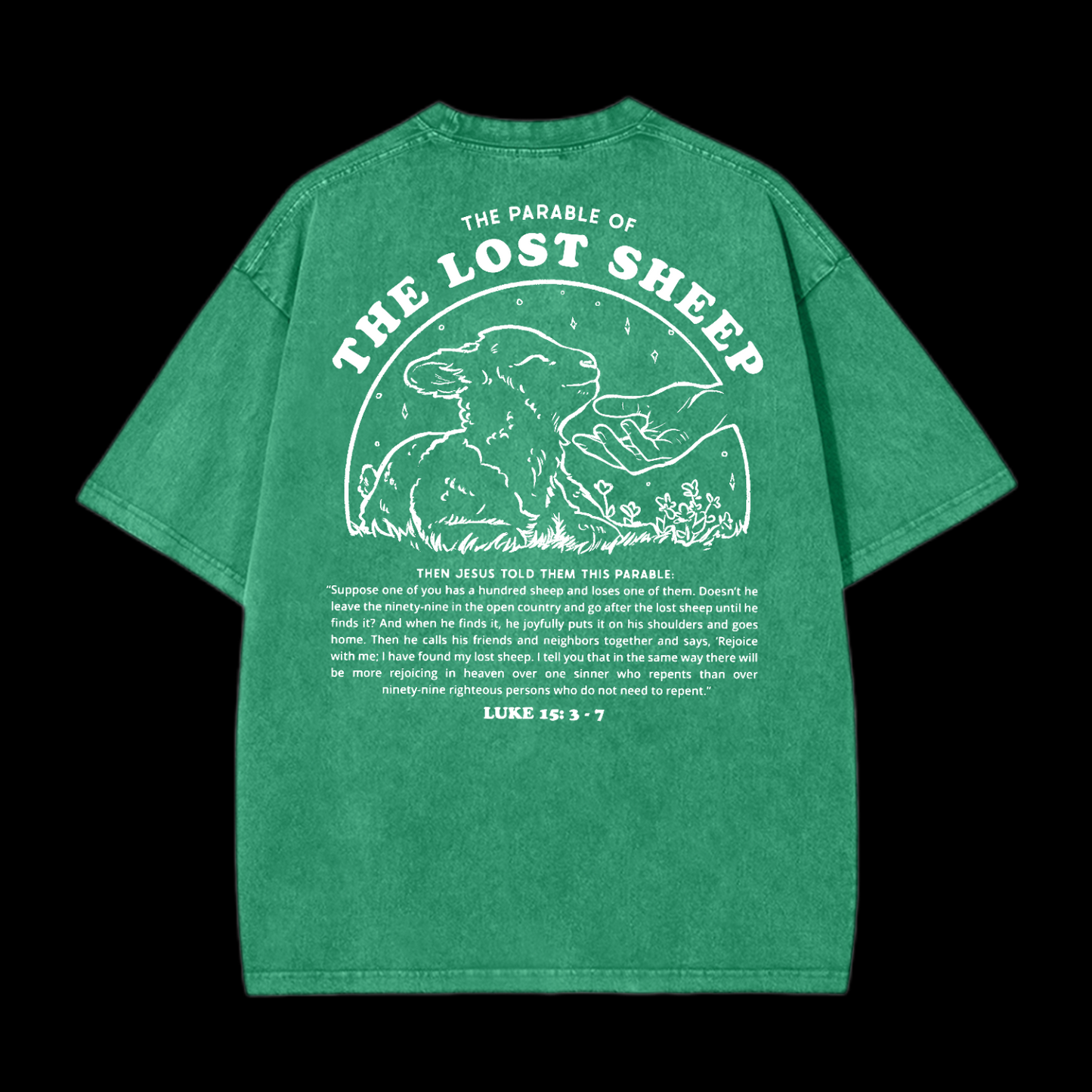 The Parable Of The Lost Sheep Washed T-Shirt